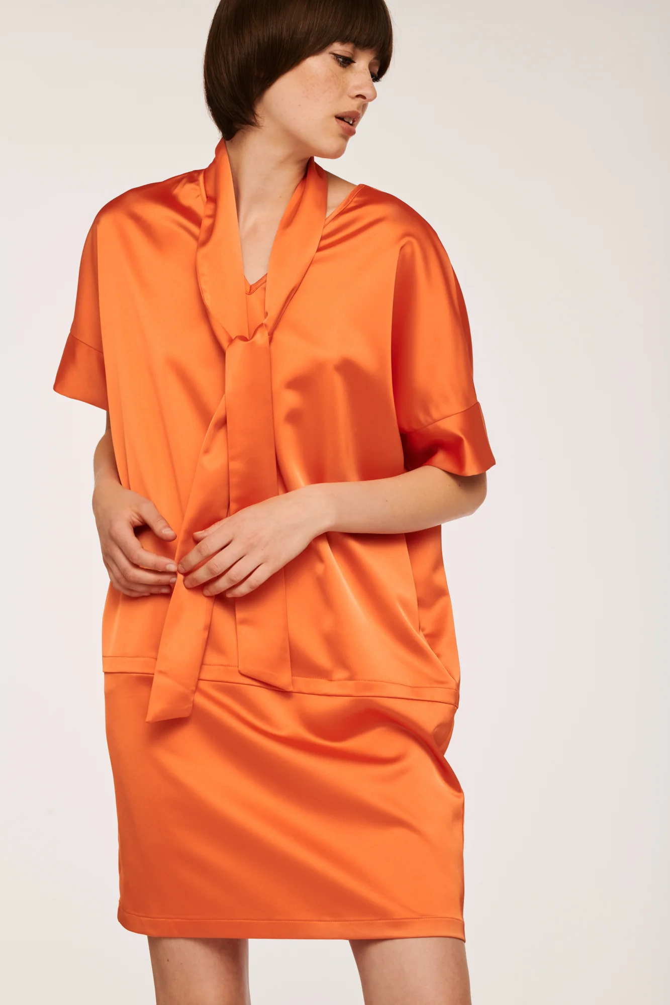 Robe Orange - Taille XS/34