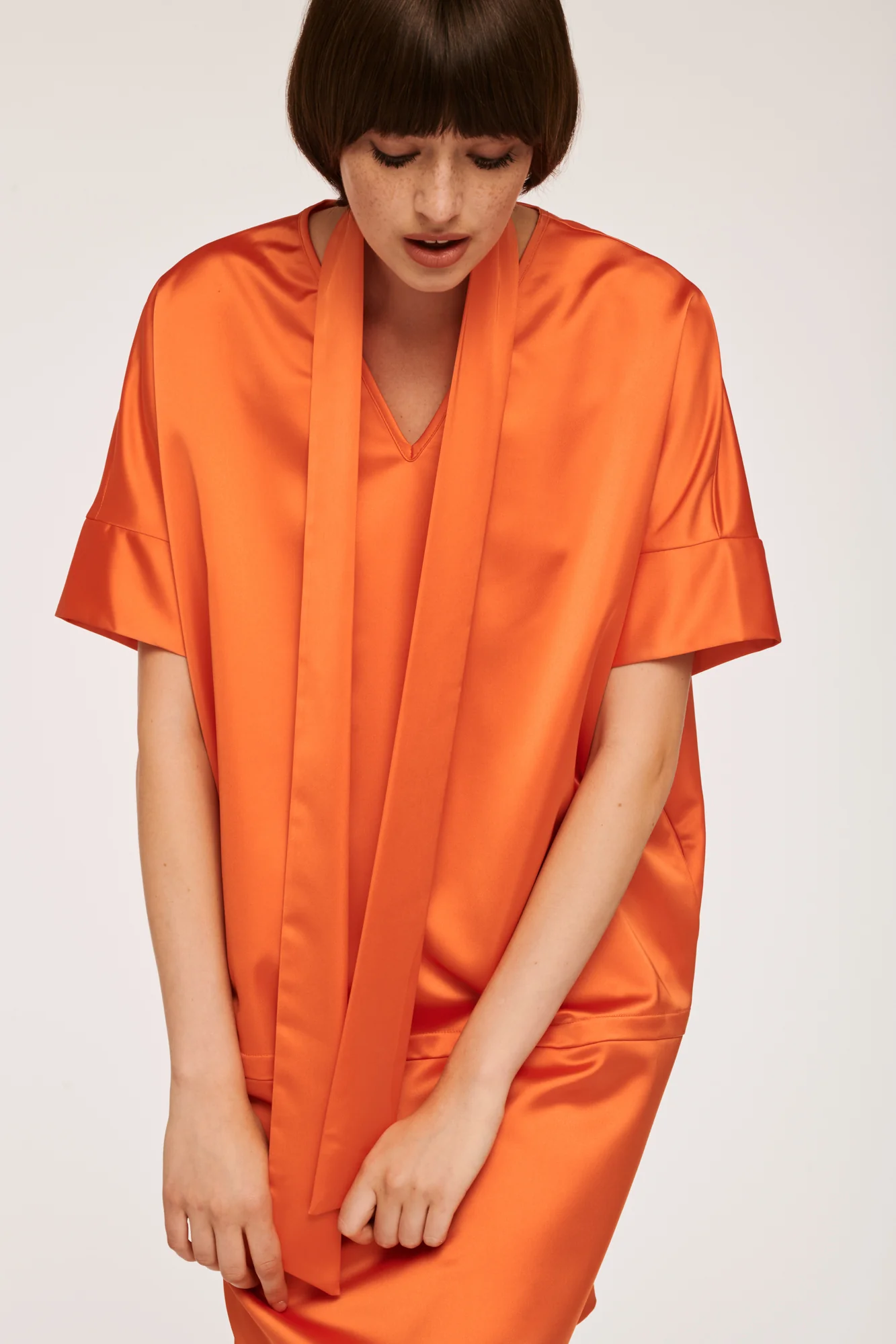 Robe Orange - Taille XS/34 - Image 2