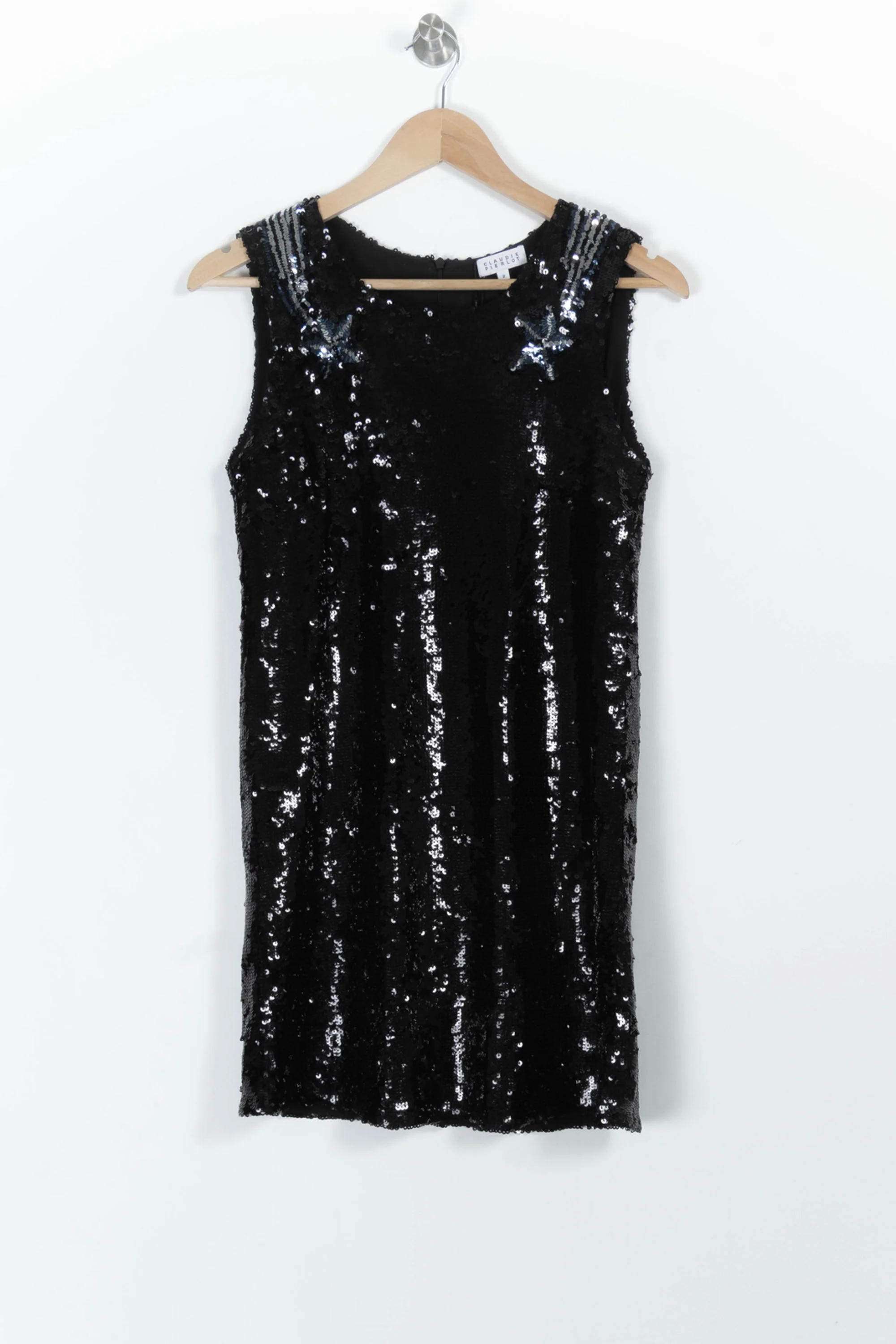 Robe Pailletée Noire - Taille M/38 - Image 2