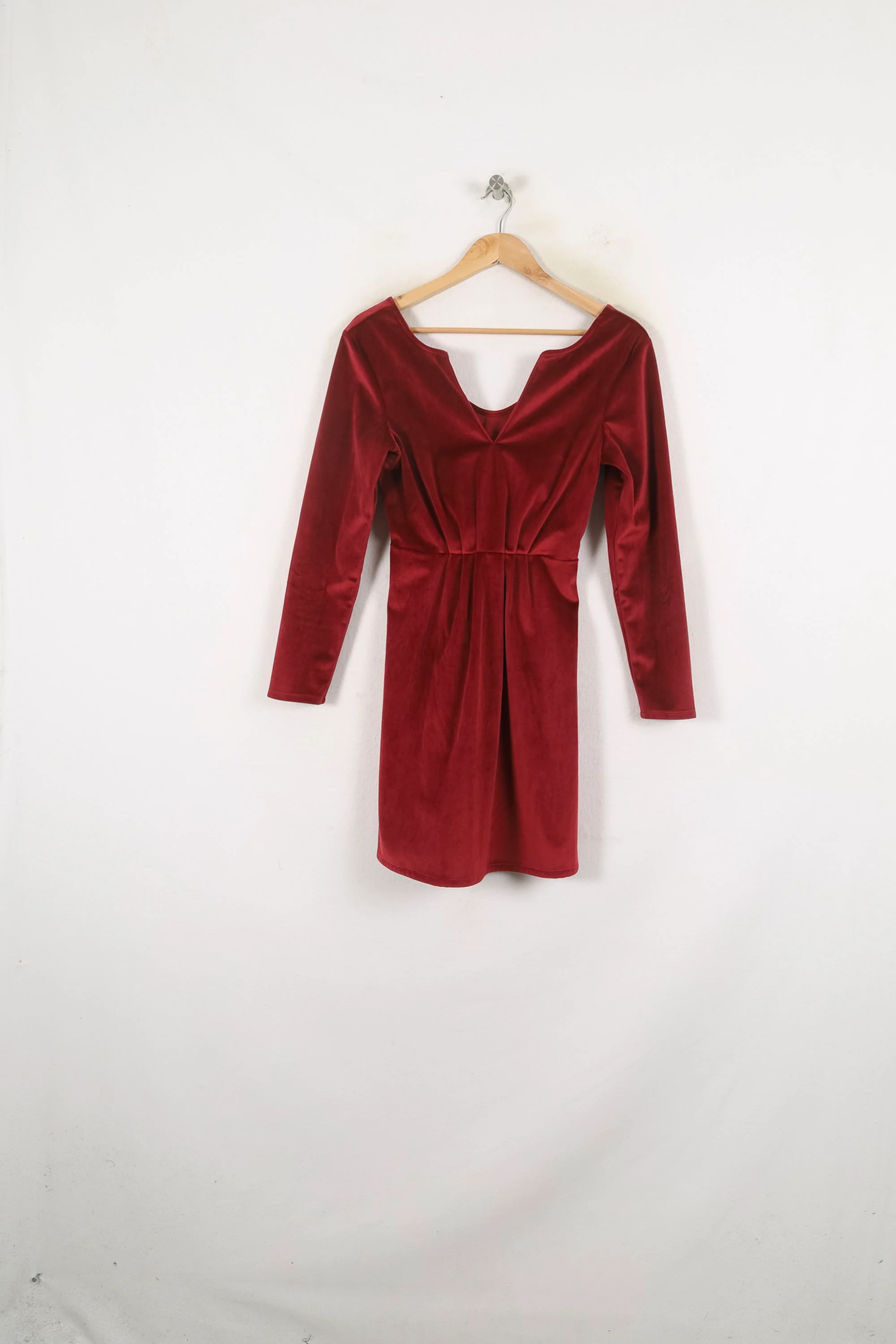 Robe Patineuse Bordeaux - Taille XS/34 - Image 2