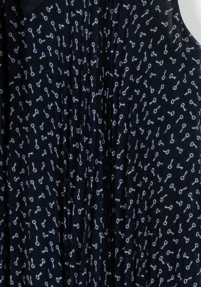 Robe Plissée Bleu - Taille M/38 - Image 3
