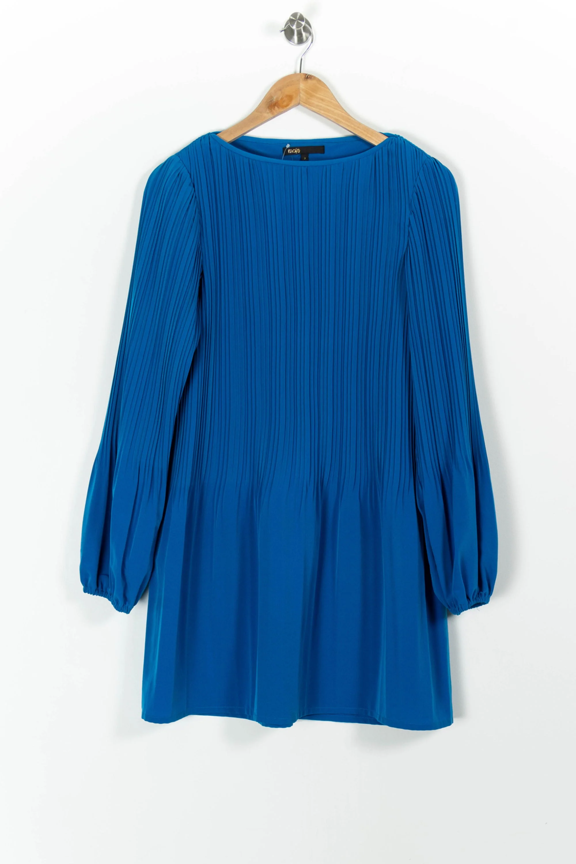 Robe Plissée Bleue - Taille M/38 - Image 2