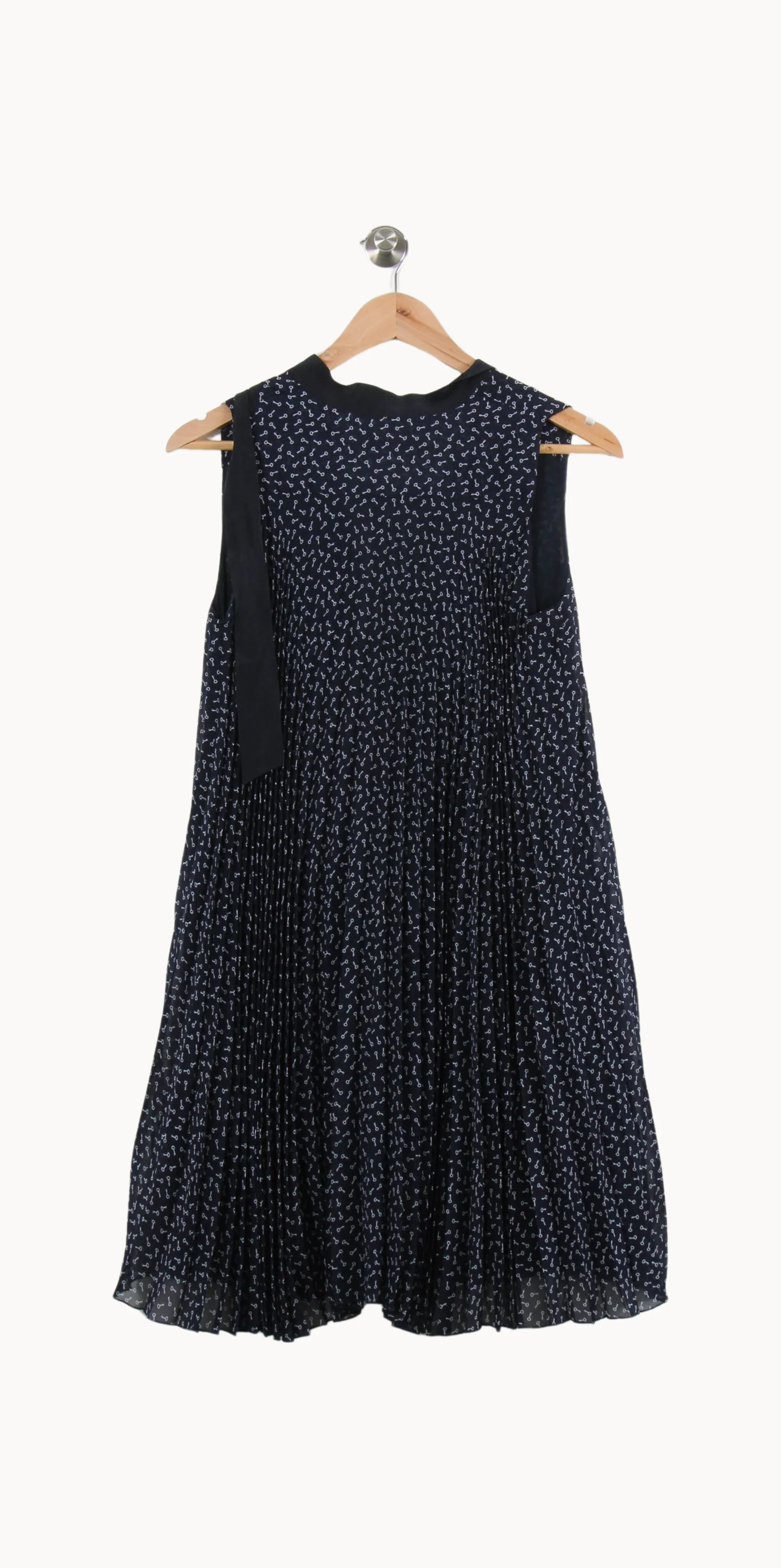 Robe Plissée Bleue - Taille S/36 - Image 4