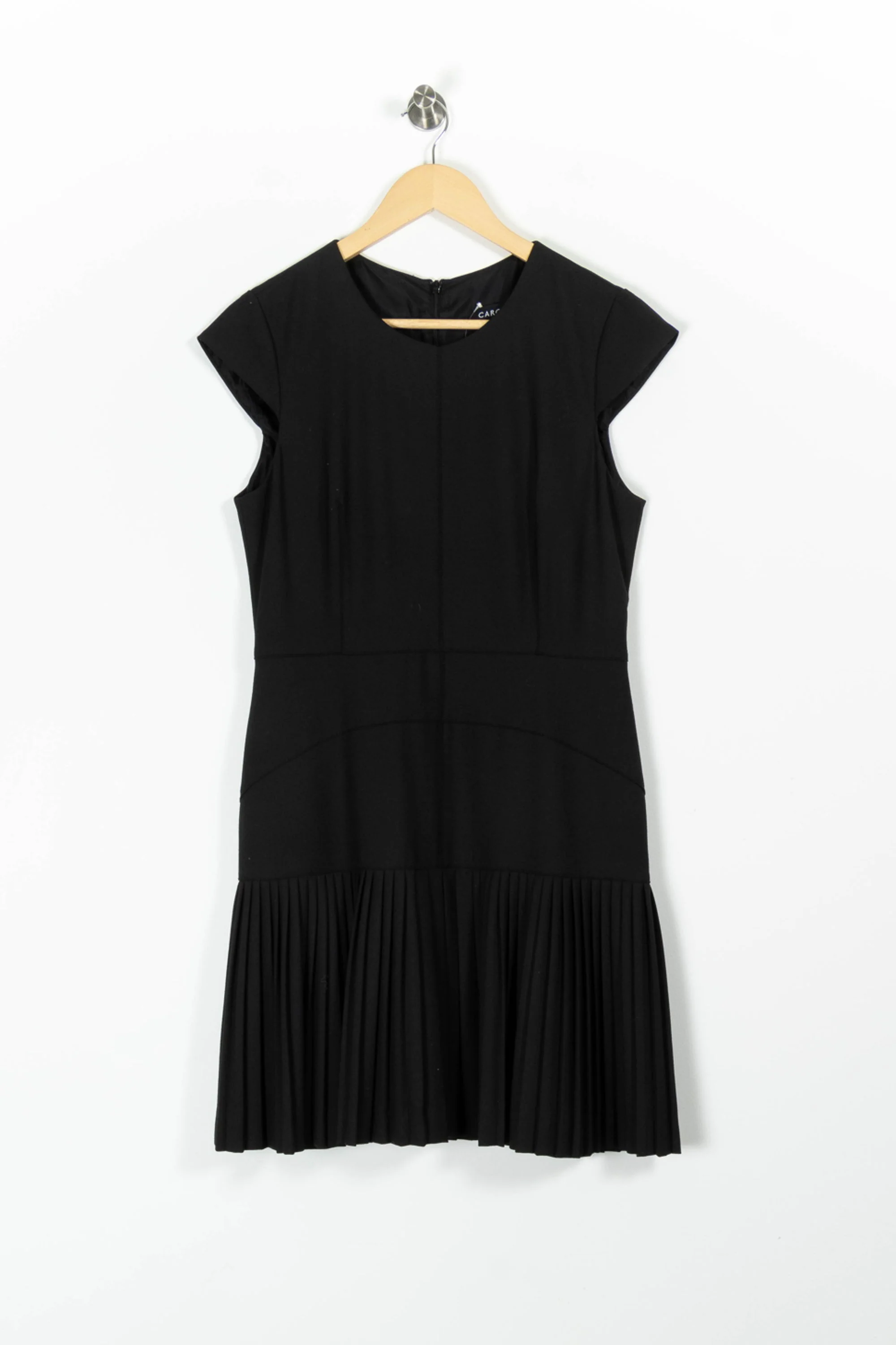 Robe Plissée Noire - Taille L/40 - Image 2