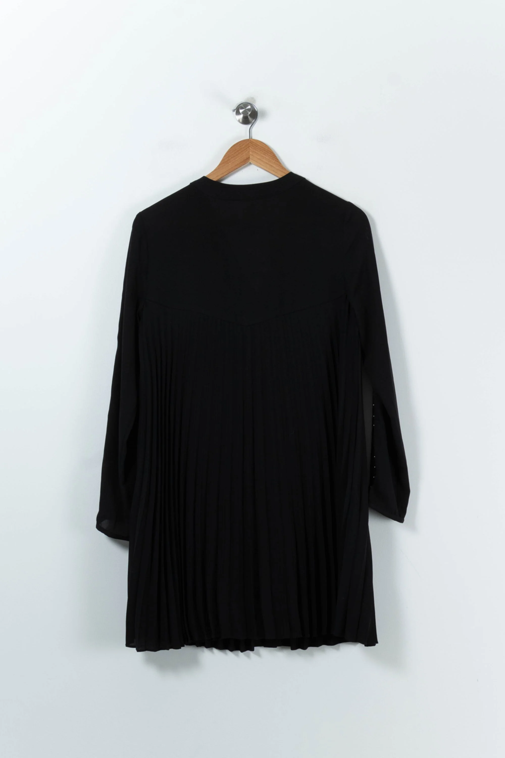 Robe Plissée Noire - Taille S/36 - Image 4