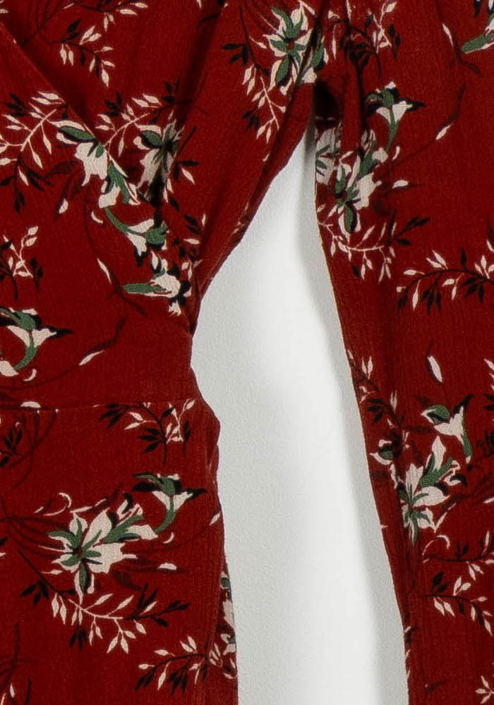 Robe portefeuille bordeaux - Taille XS/34 - Image 3