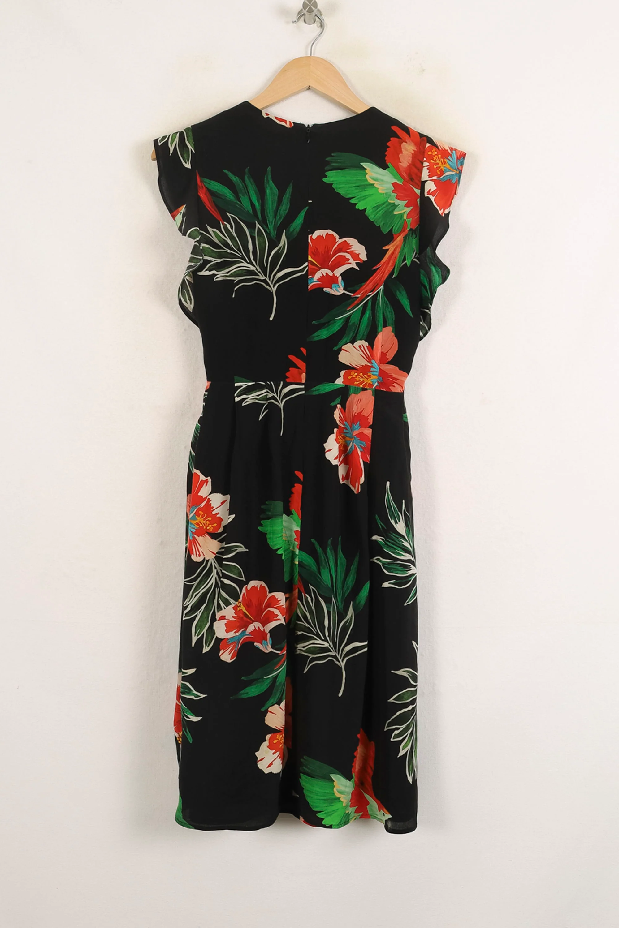 Robe Portefeuille Noire et Rouge - Taille M/38 - Image 4
