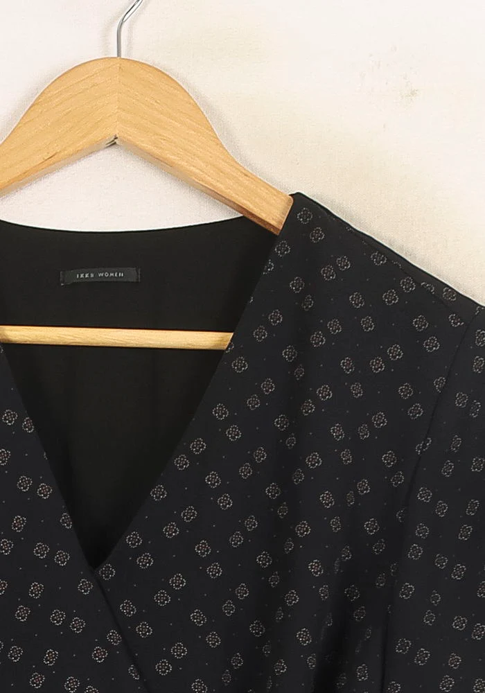 Robe Portefeuille Noire - Taille L/40 - Image 3