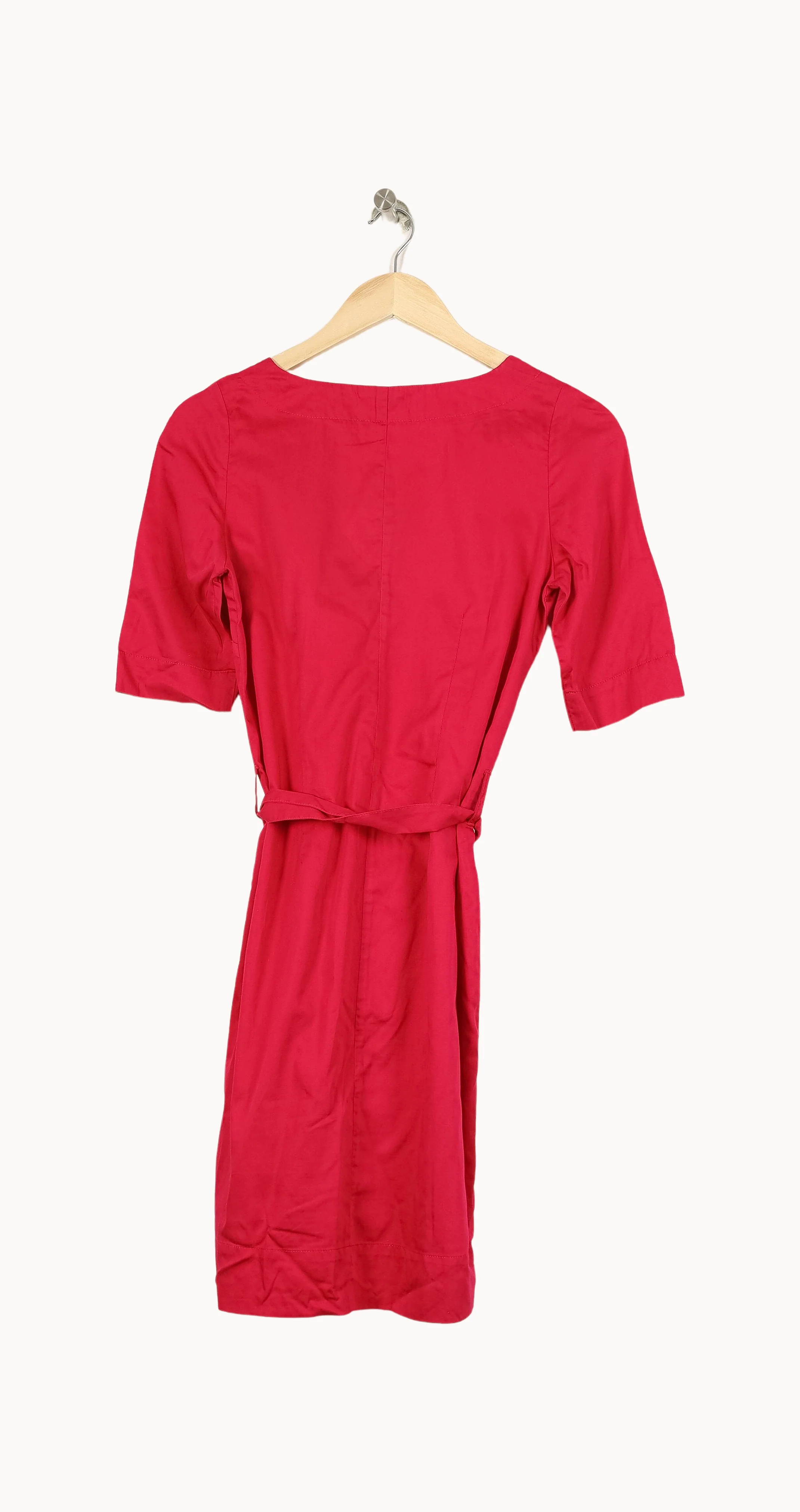 Robe portefeuille rose - Taille XS/34 - Image 4