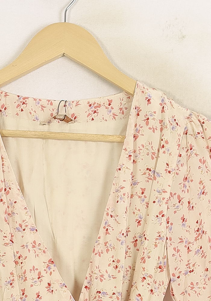 Robe Portefeuille Rose - Taille XS/34 - Image 3