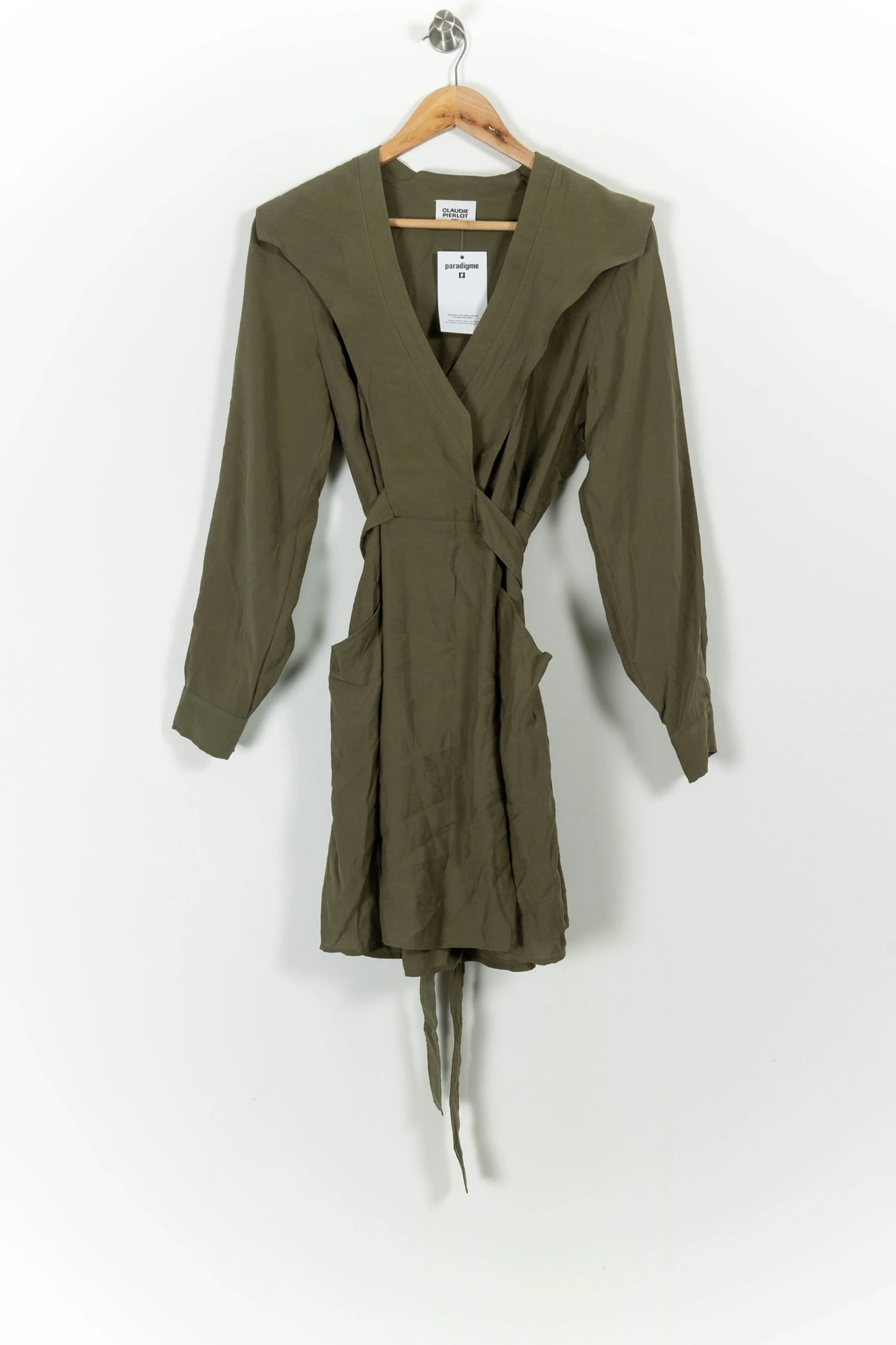 Robe portefeuille verte - Taille L/40 - Image 2