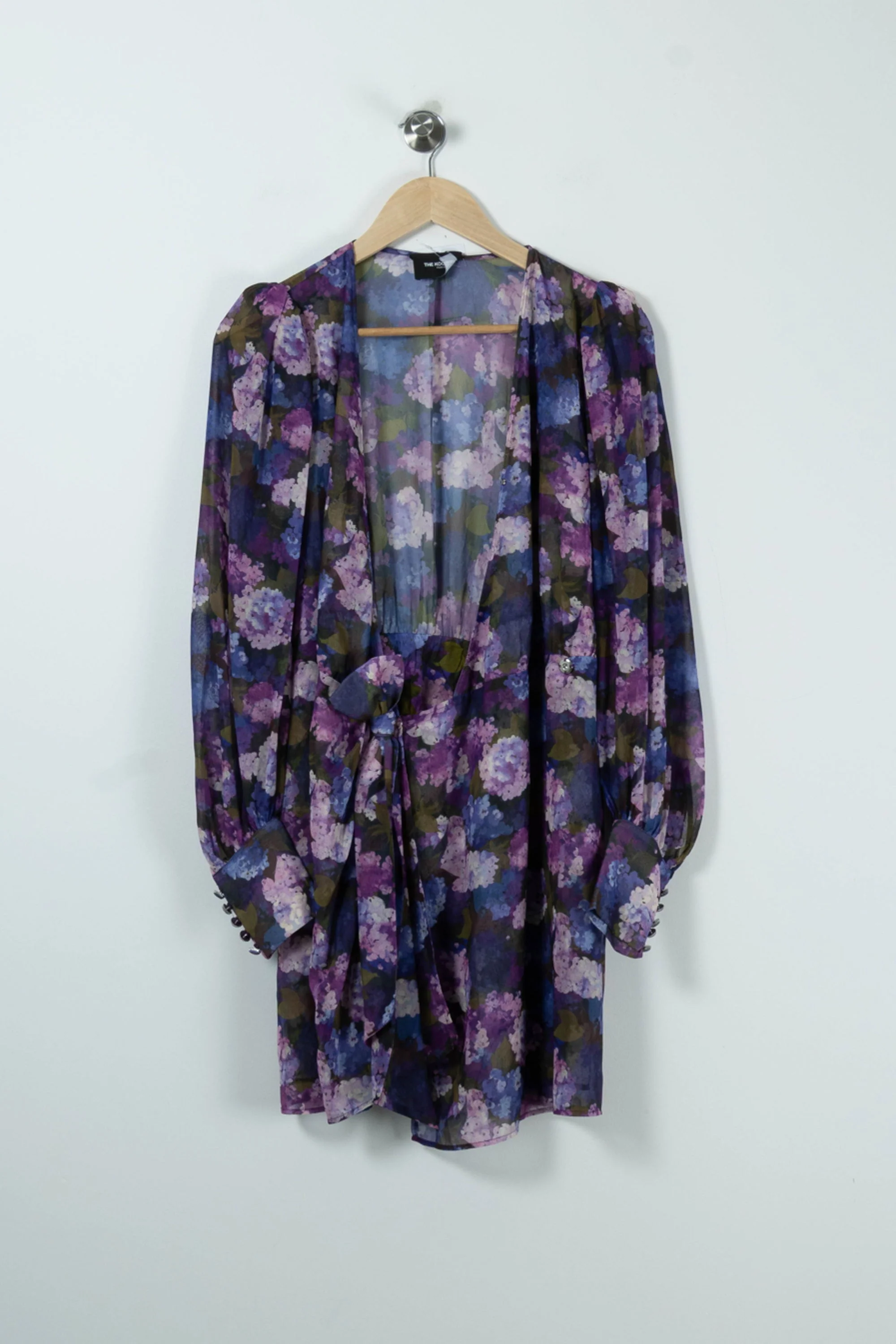 Robe Portefeuille Violette et Bleue - Taille S/36 - Image 2