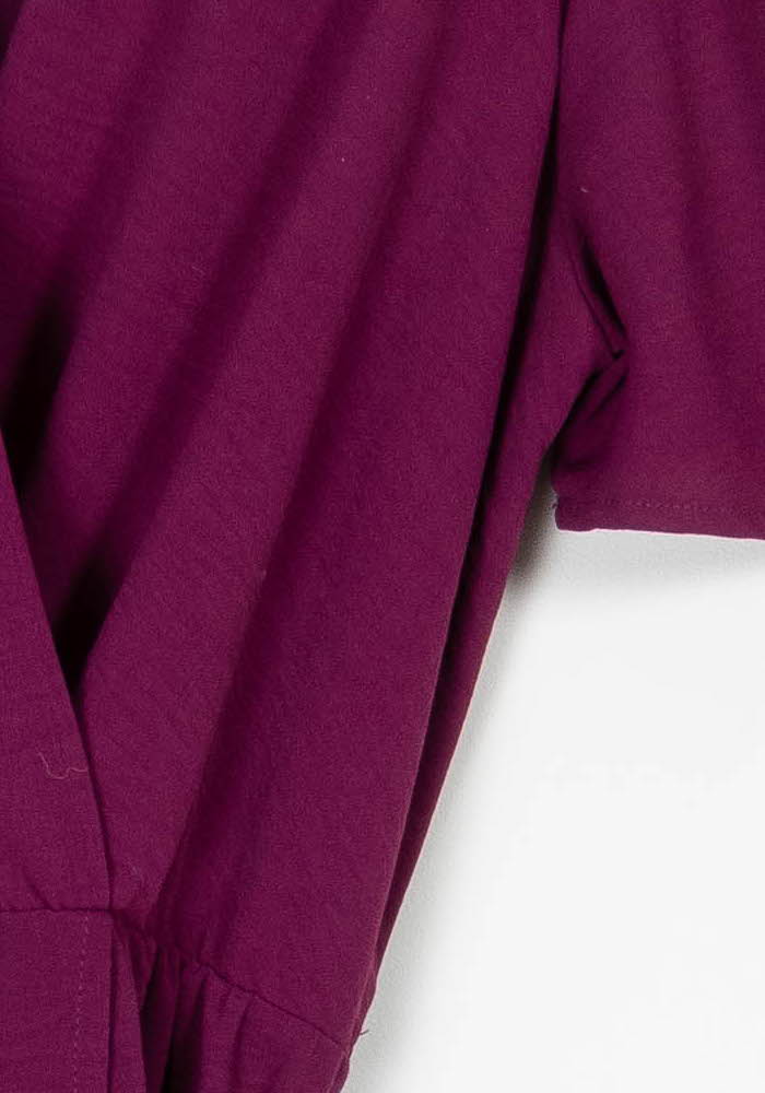 Robe Portefeuille Violette - Taille M/38 - Image 3