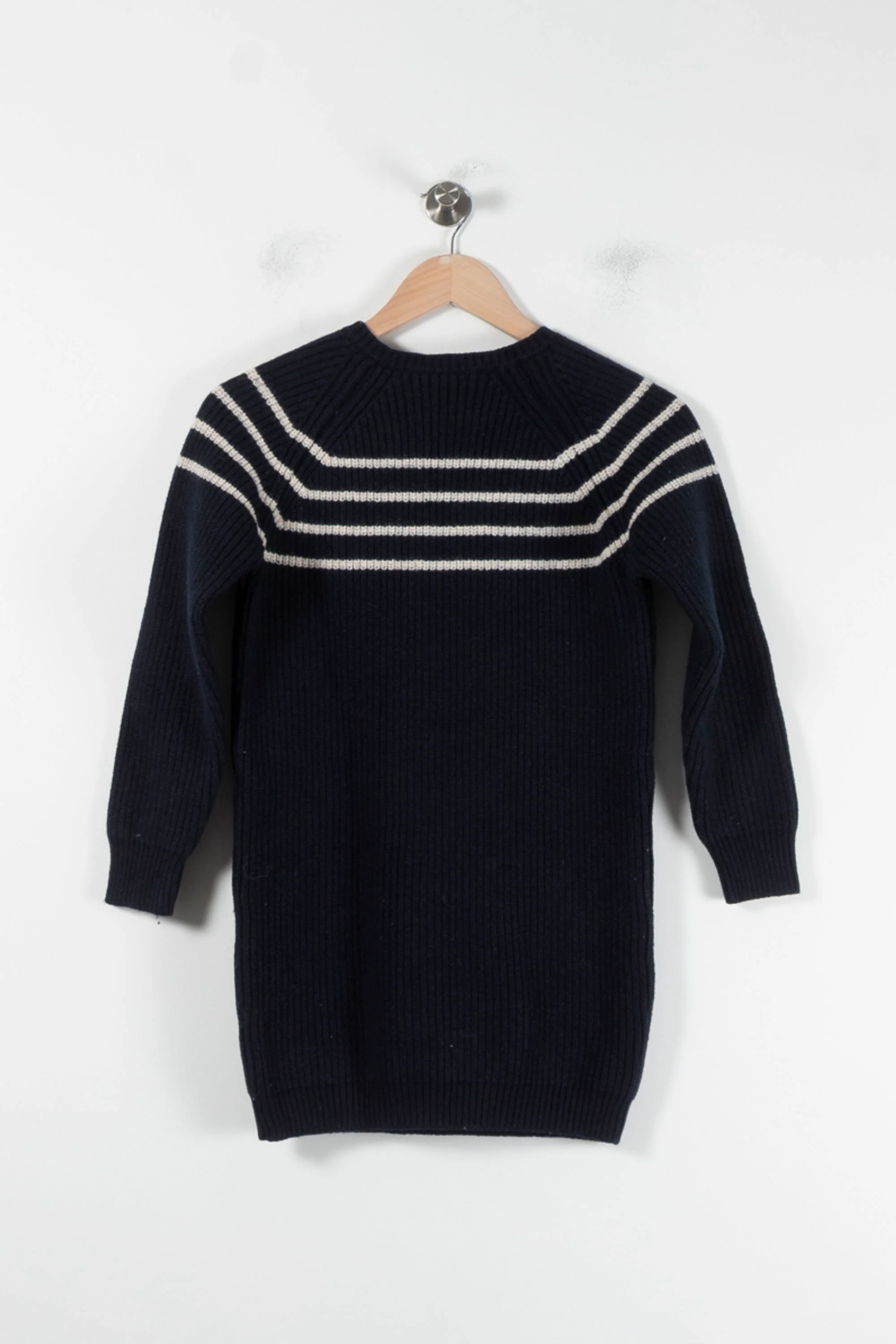 Robe Pull Bleu et Blanc - Taille XS/34 - Image 4