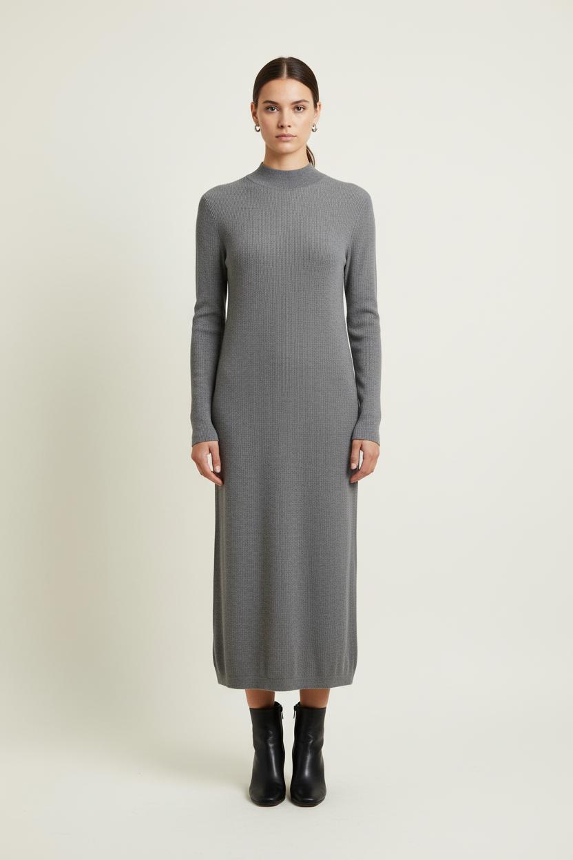 Robe Pull Grise - Taille L/40