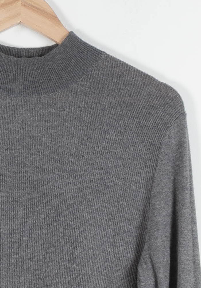 Robe Pull Grise - Taille L/40 - Image 3