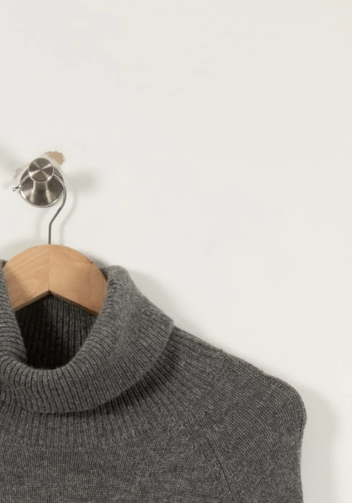 Robe Pull Grise - Taille L/40 - Image 3