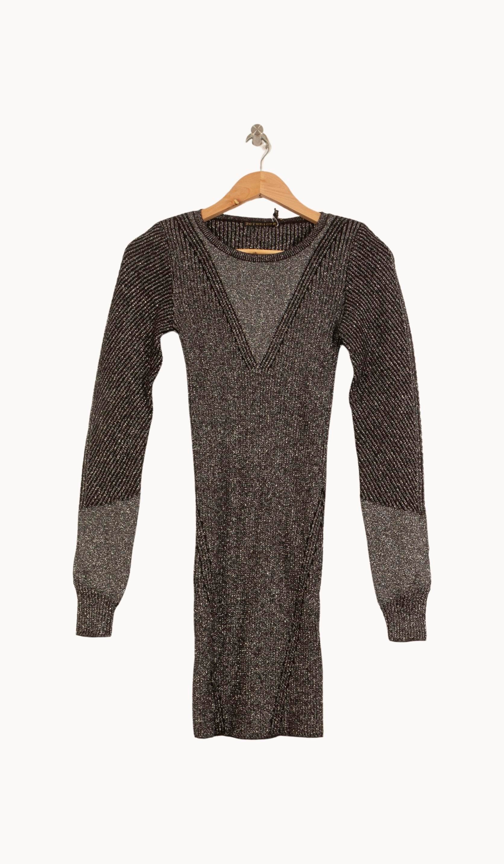 Robe Pull Grise - Taille S/36 - Image 2
