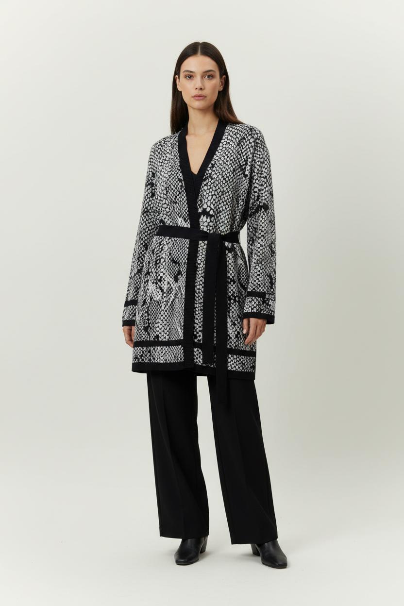 Robe Pull Noir et Blanc - Taille XXS/32