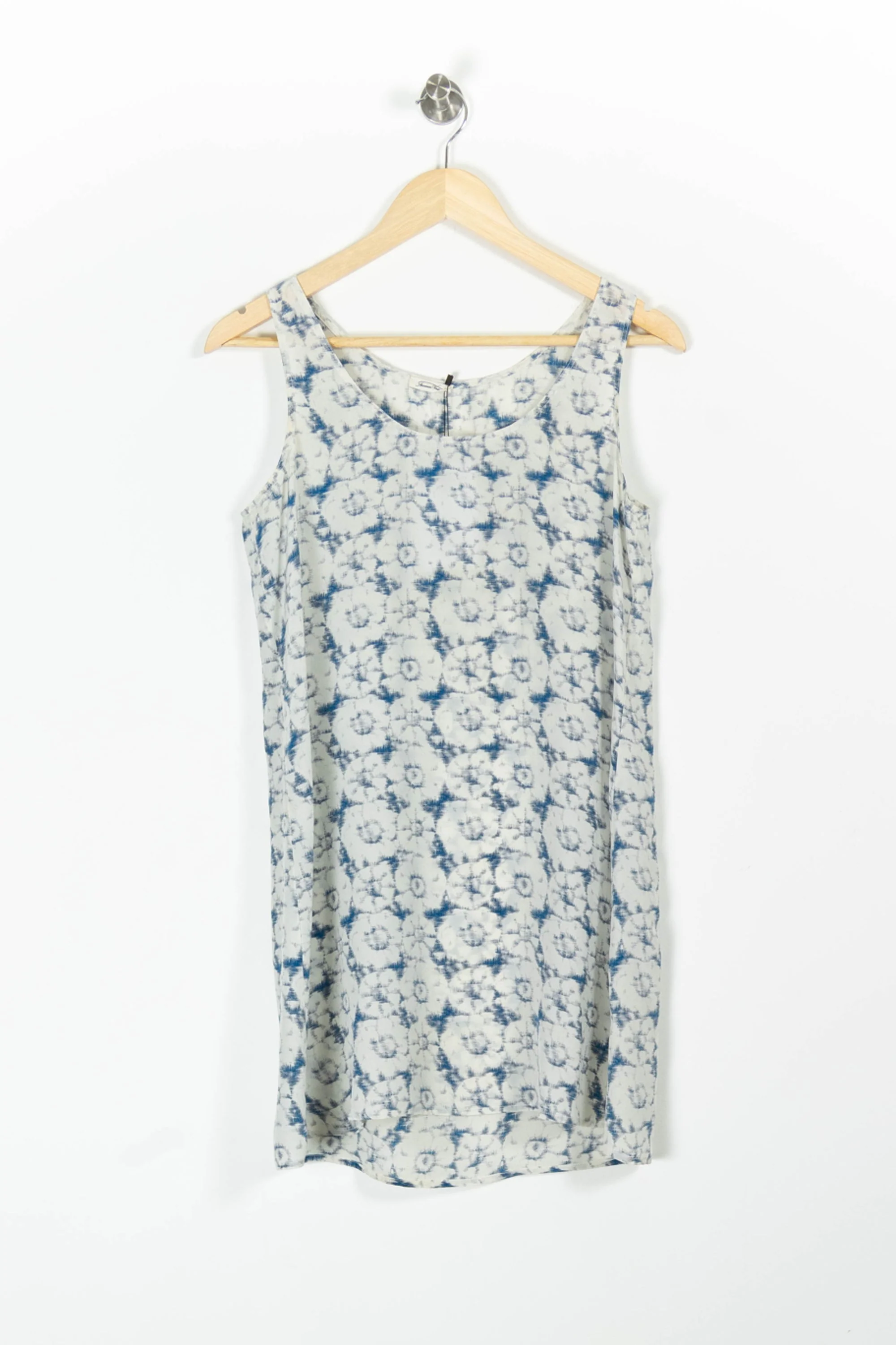 Robe Sans Manches Blanche et Bleue - Taille S/36 - Image 2