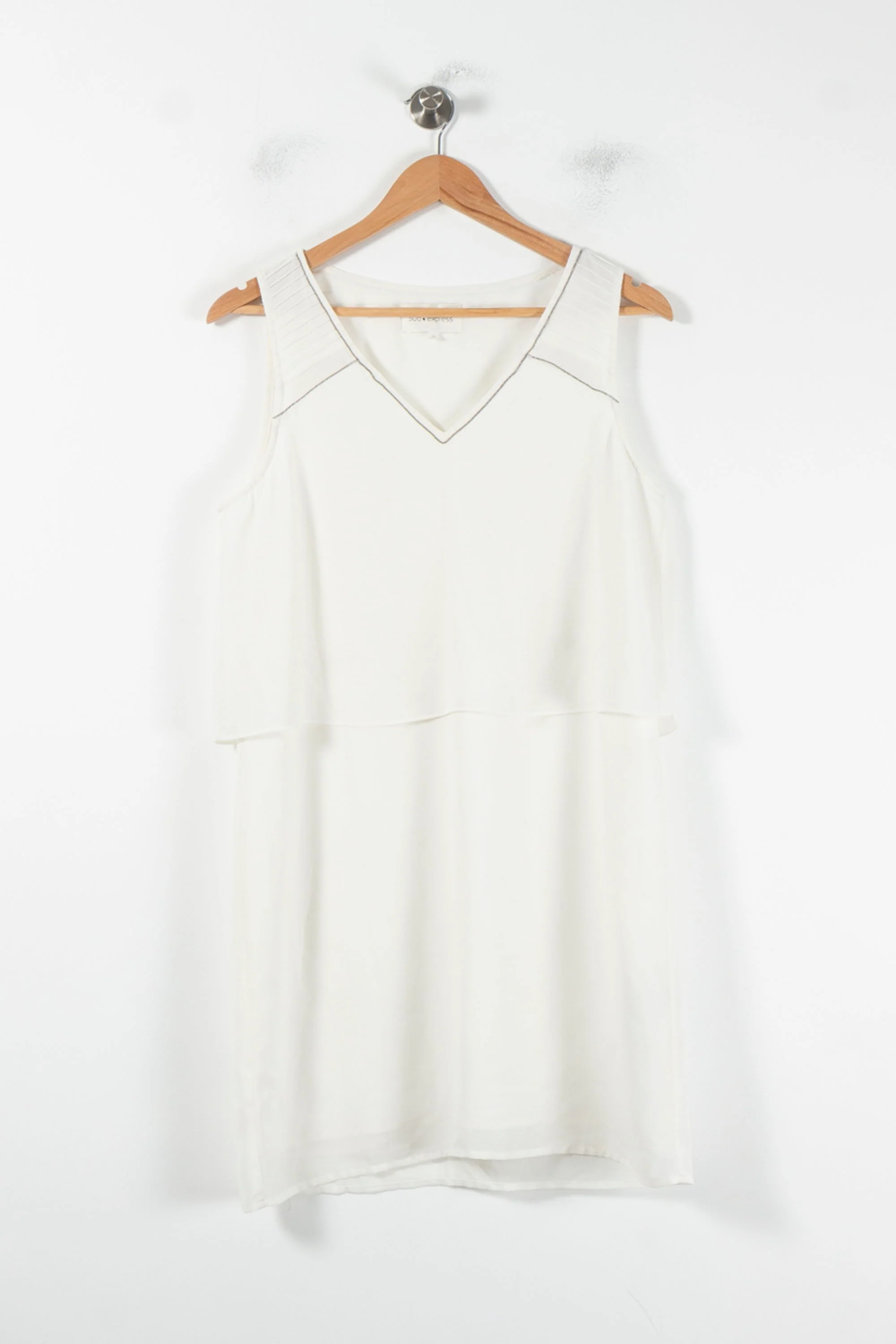 Robe Sans Manches Blanche - Taille M/38 - Image 2