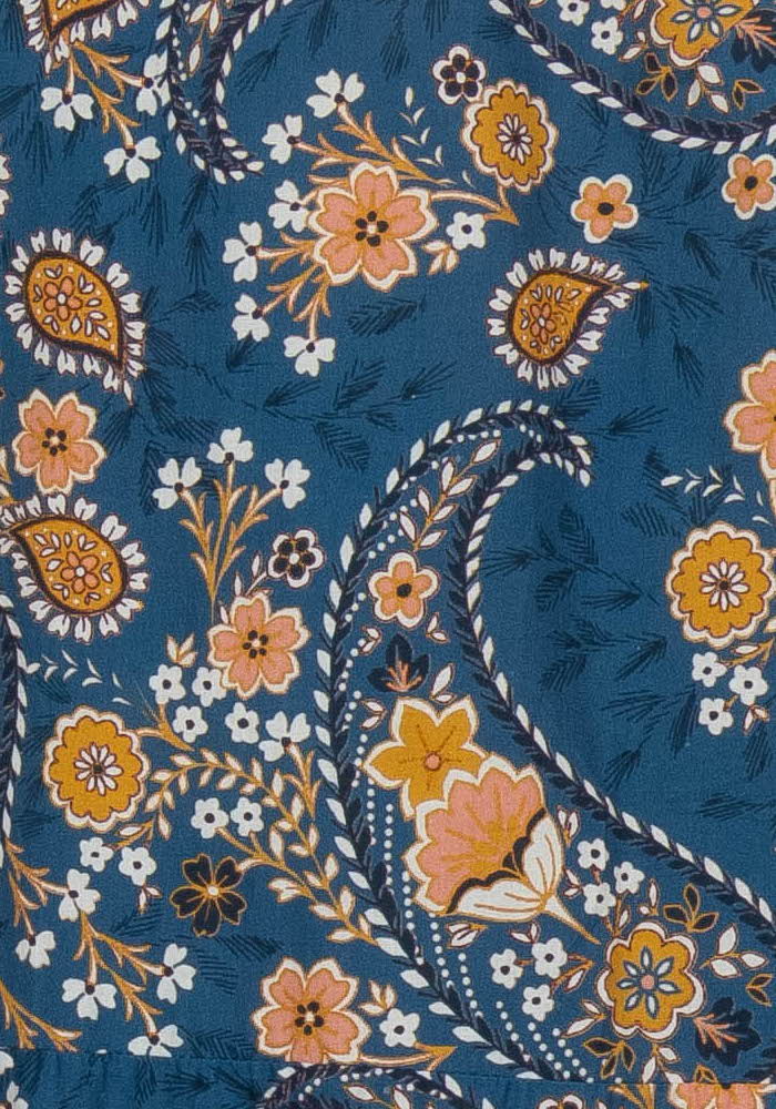 Robe Sans Manches Bleu et Orange - Taille XXL/44 - Image 3