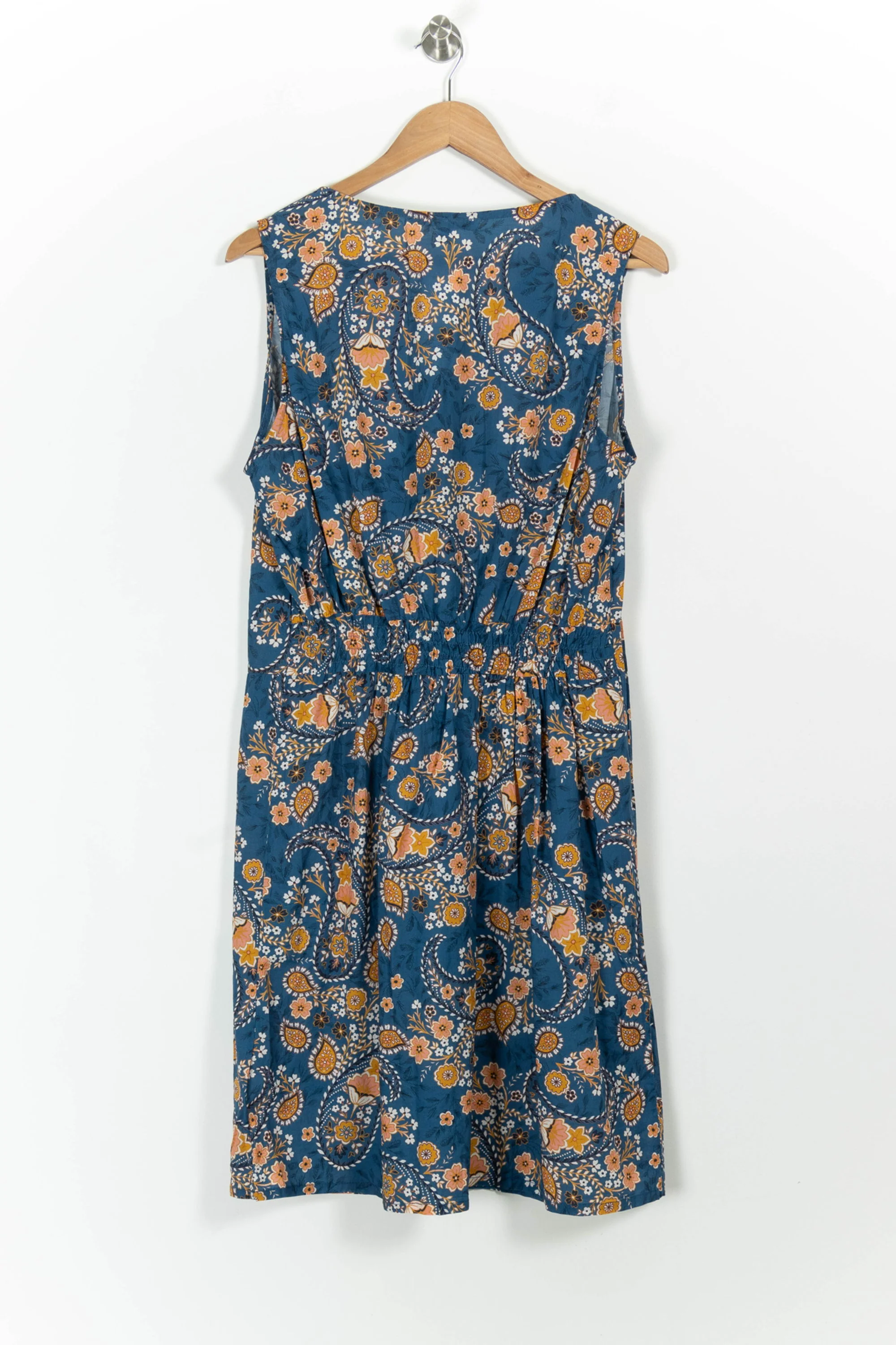 Robe Sans Manches Bleu et Orange - Taille XXL/44 - Image 4