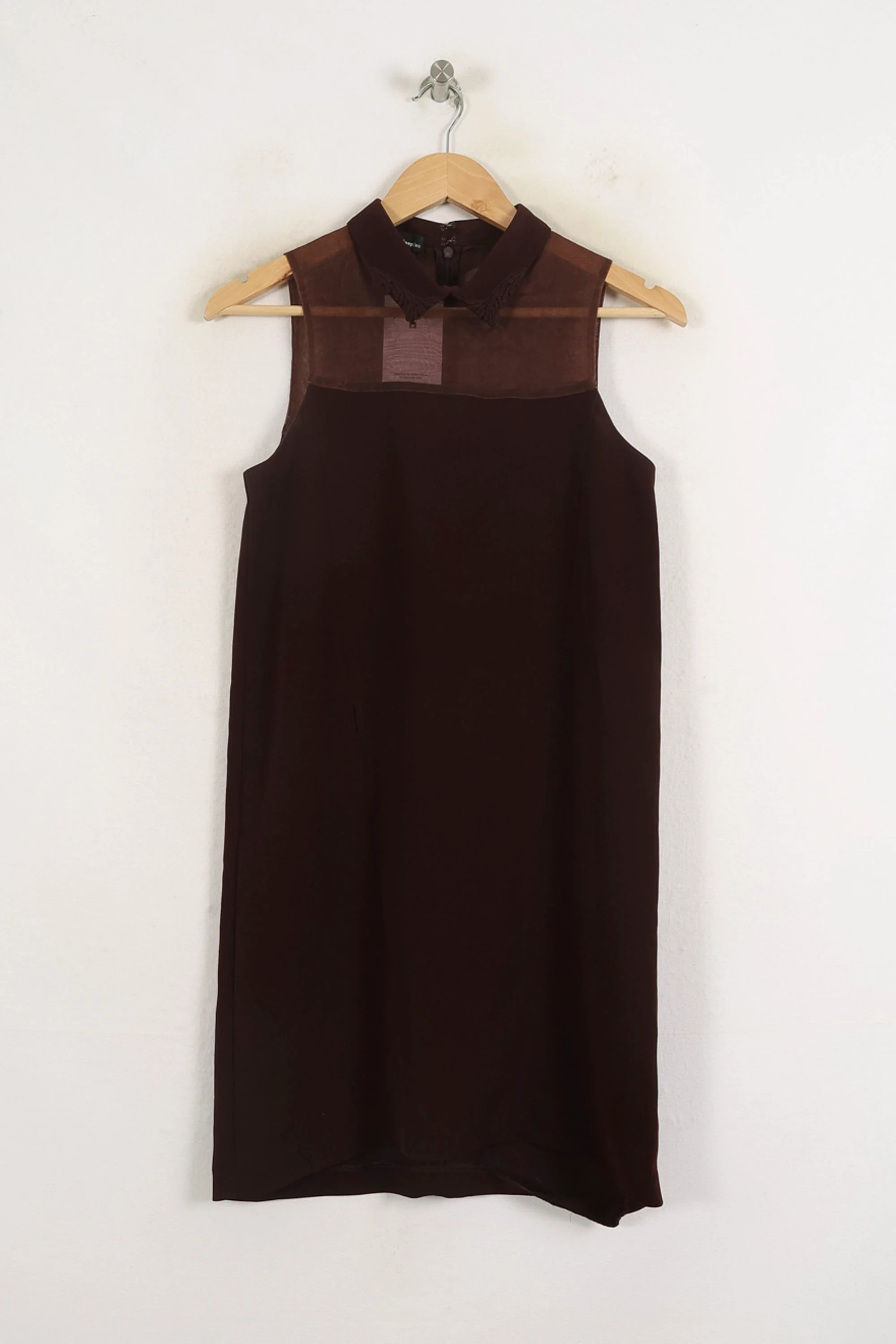 Robe Sans Manches Bordeaux - Taille S/36 - Image 2