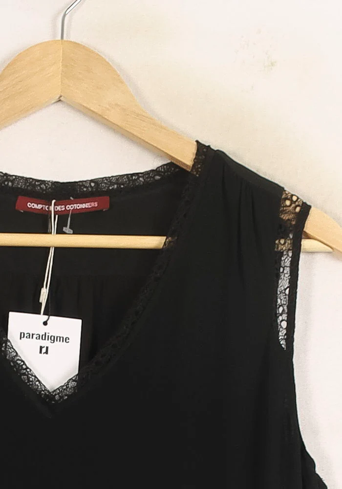 Robe Sans Manches Noire - Taille S/36 - Image 3