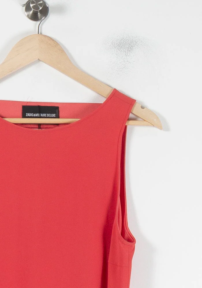 Robe Sans Manches Rouge - Taille L/40 - Image 3