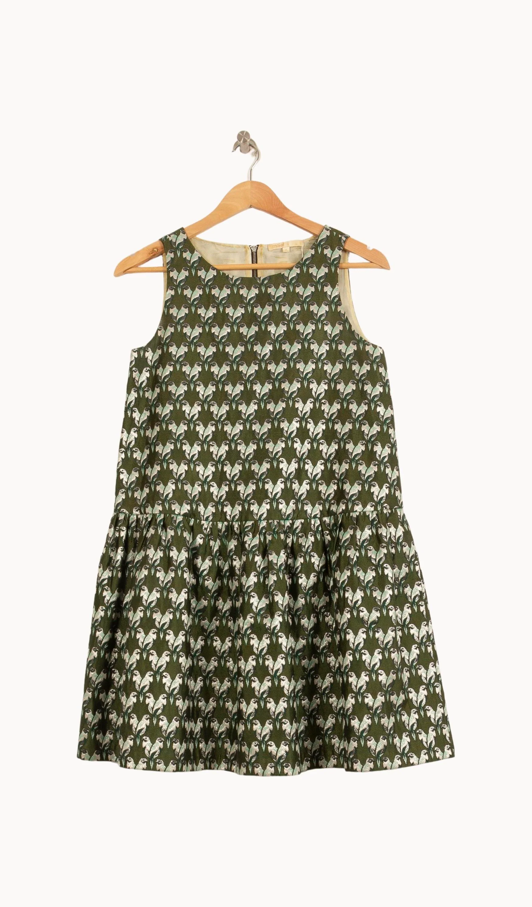 Robe Sans Manches Verte et Blanche - Taille S/36 - Image 2