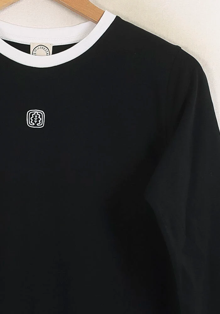 Robe T-shirt Noire et Blanche - Taille S/36 - Image 3