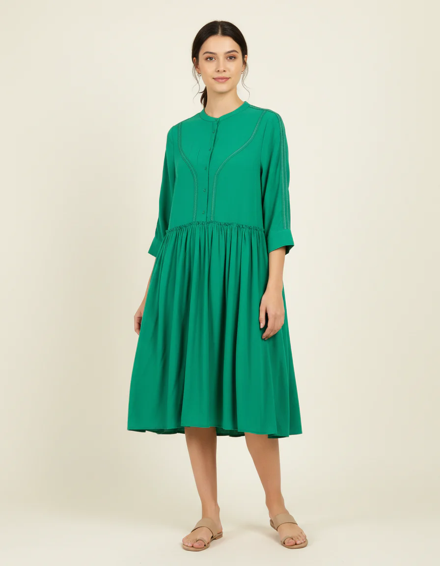 Robe verte - Taille L/40