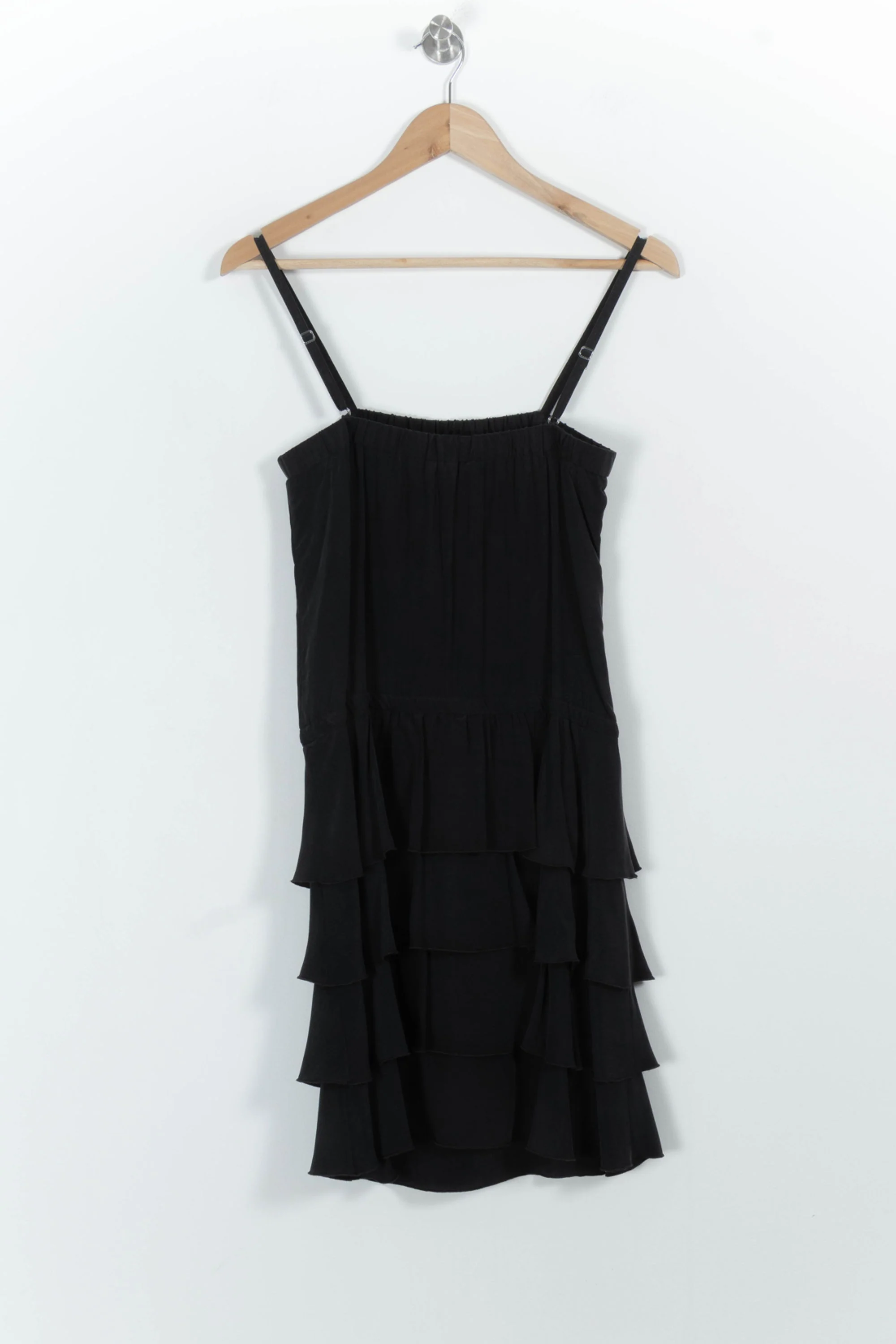 Robe Volantée Noire - Taille L/40 - Image 4