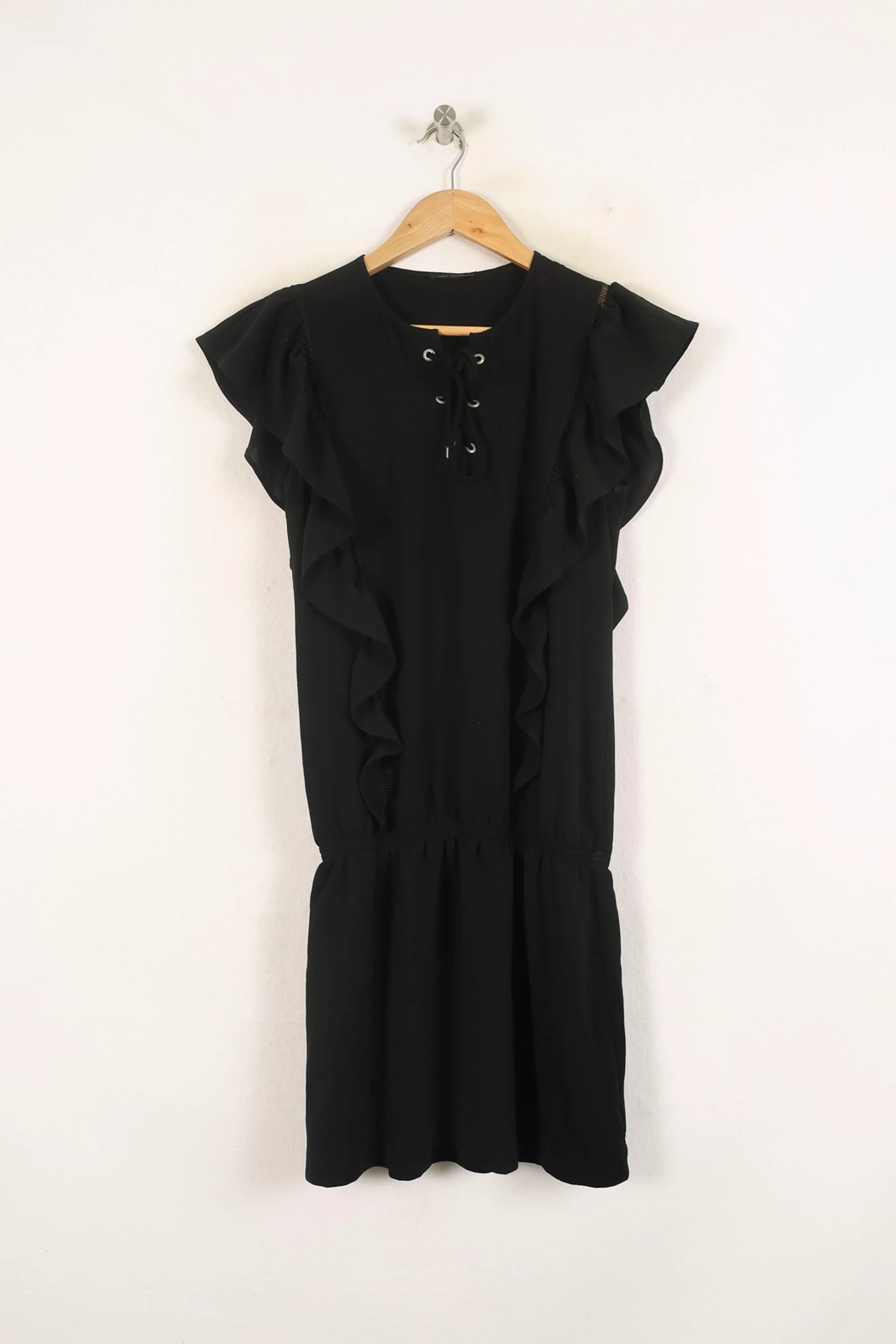 Robe Volantée Noire - Taille XS/34 - Image 2