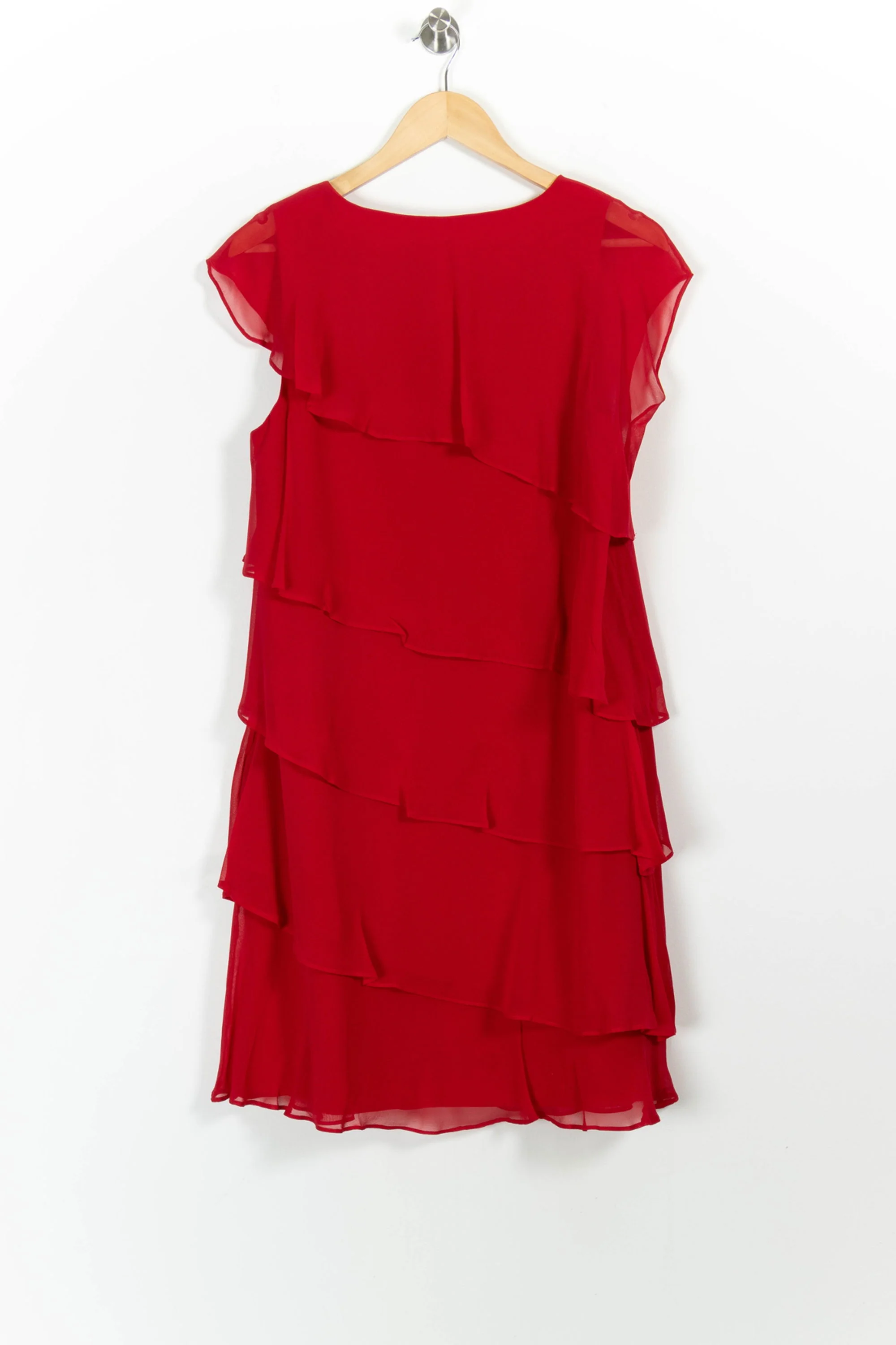 Robe Volantée Rouge - Taille M/38 - Image 4