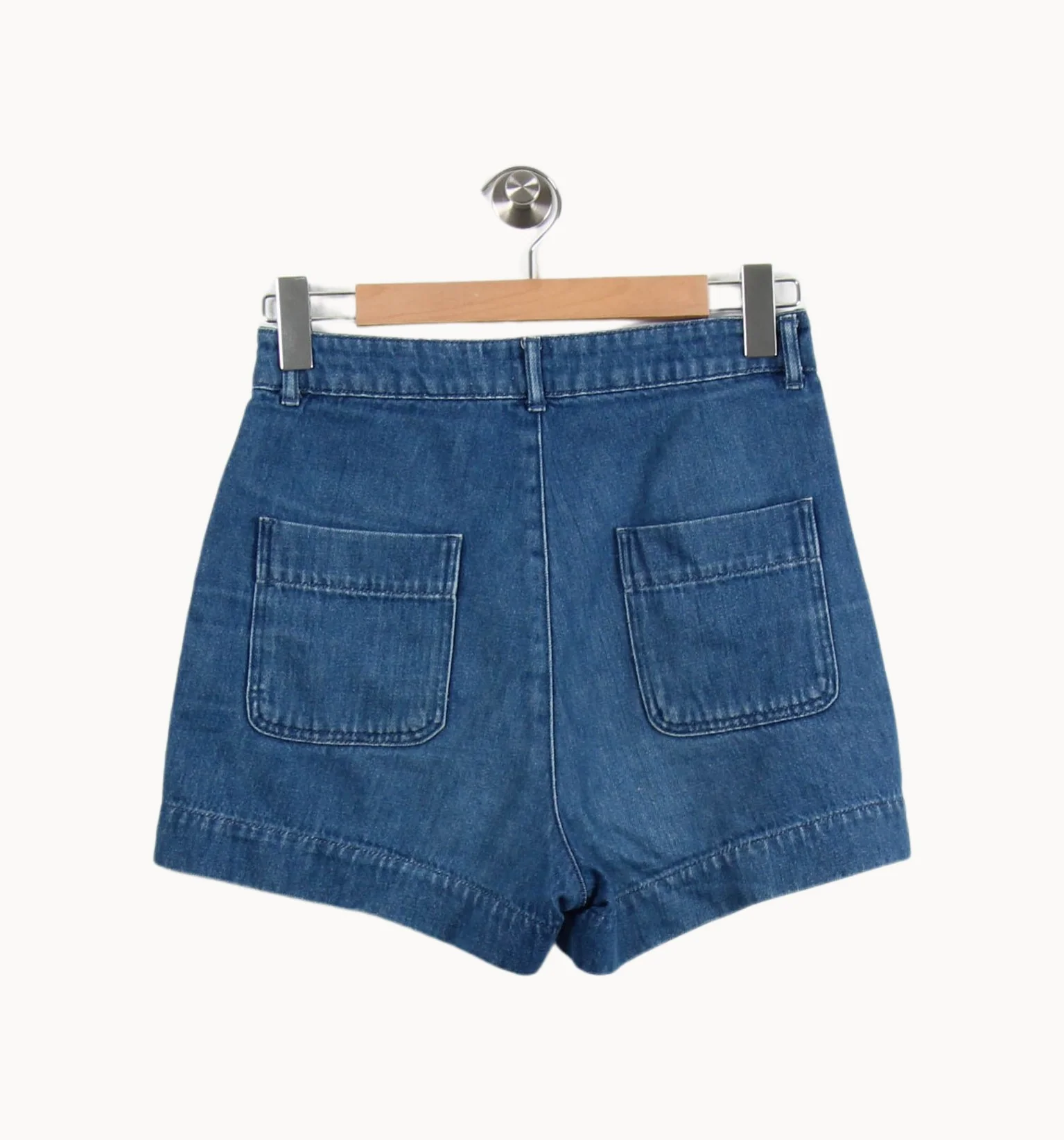Short en Jean Bleu - Taille M/38 - Image 4