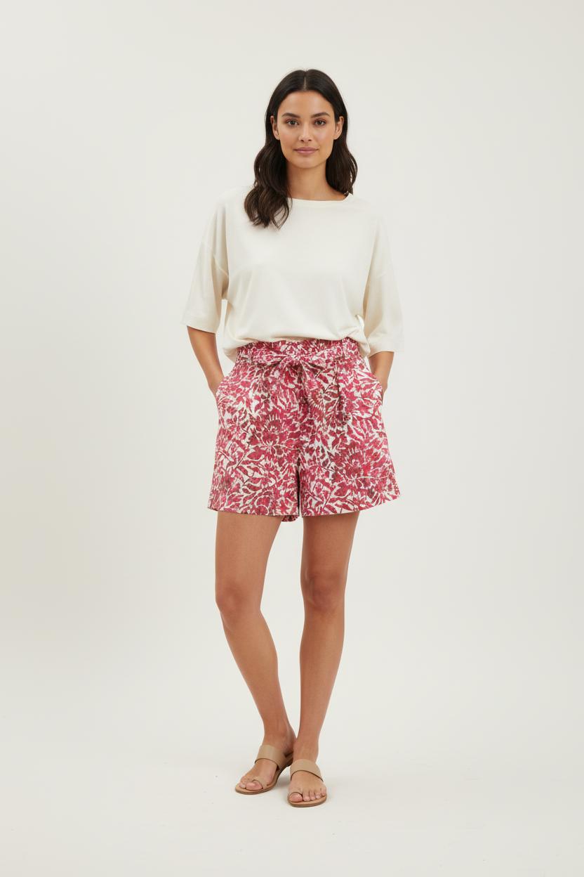 Short Rouge et Blanc - Taille S/36