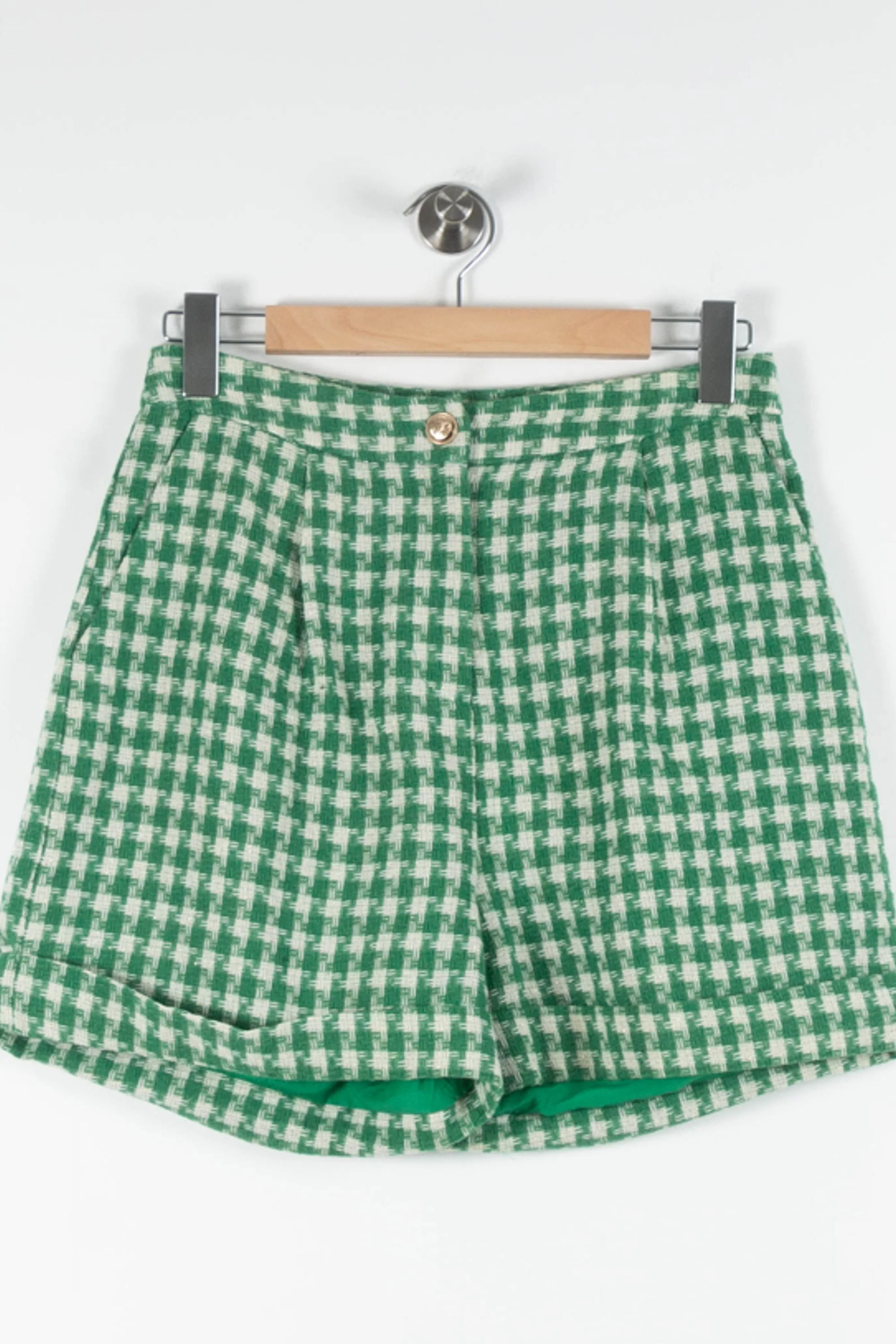 Short Vert et Blanc - Taille M/38 - Image 2