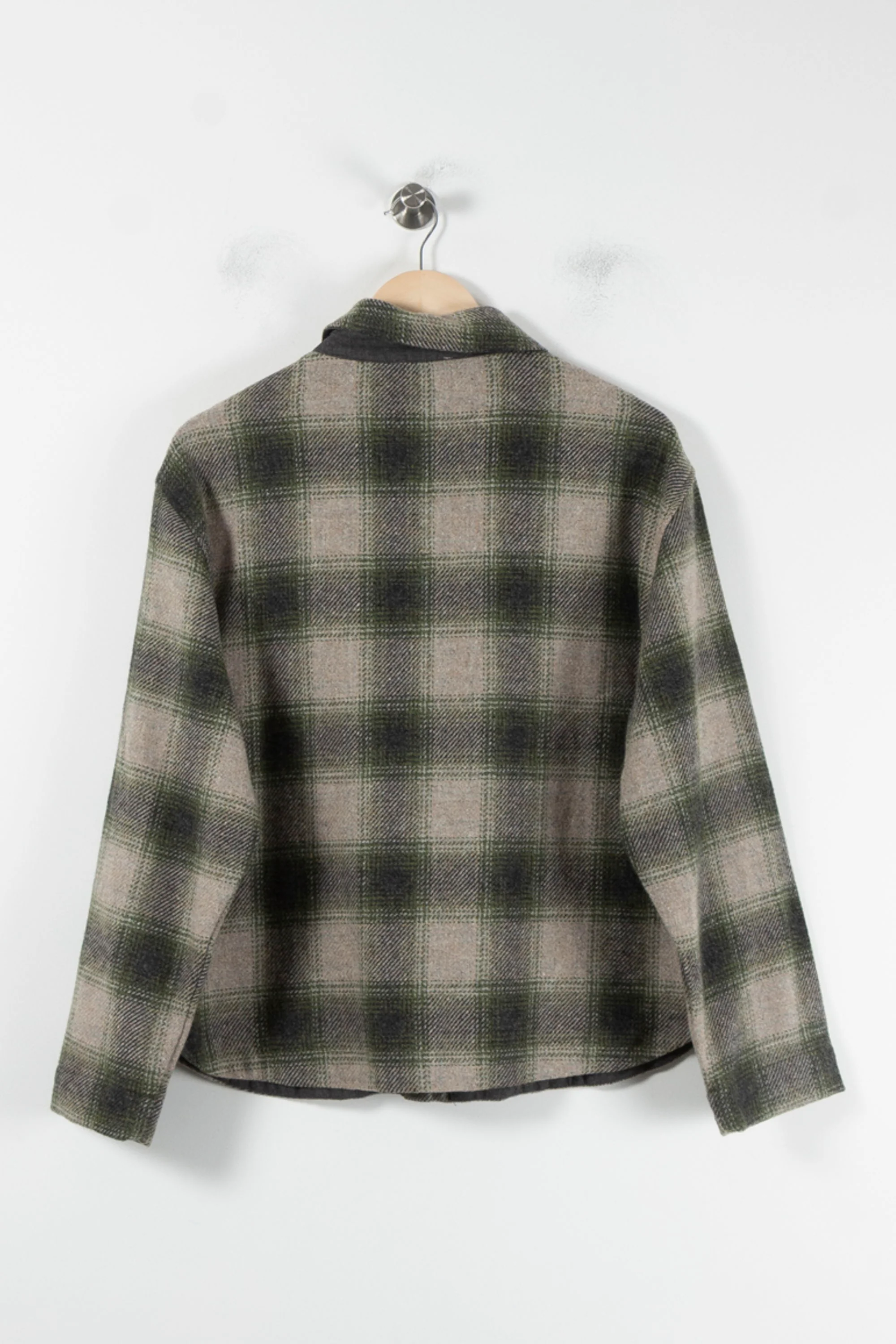 Surchemise Beige et Verte - Taille L/40 - Image 4
