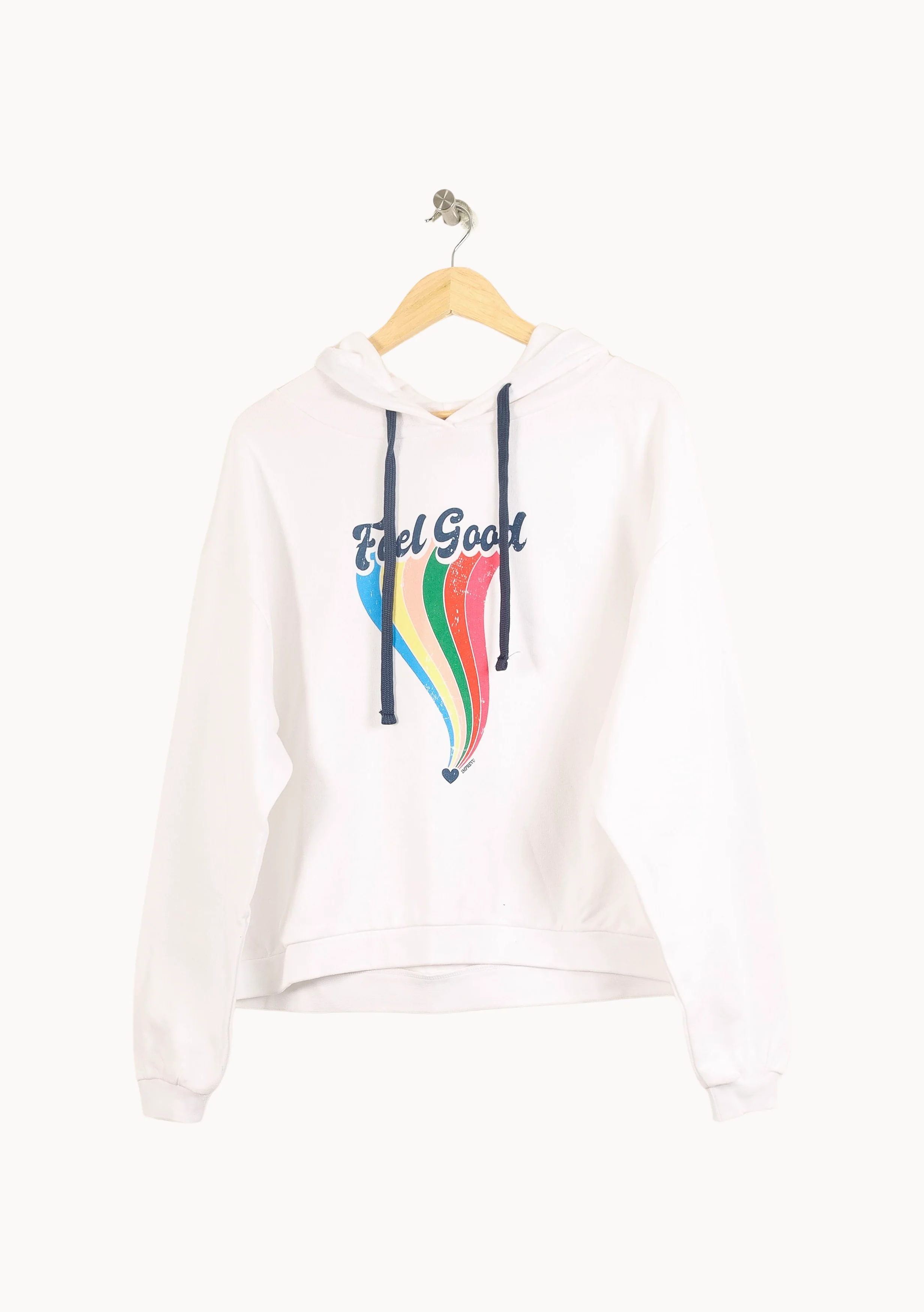 Sweat à Capuche Blanc - Taille M/38 - Image 2