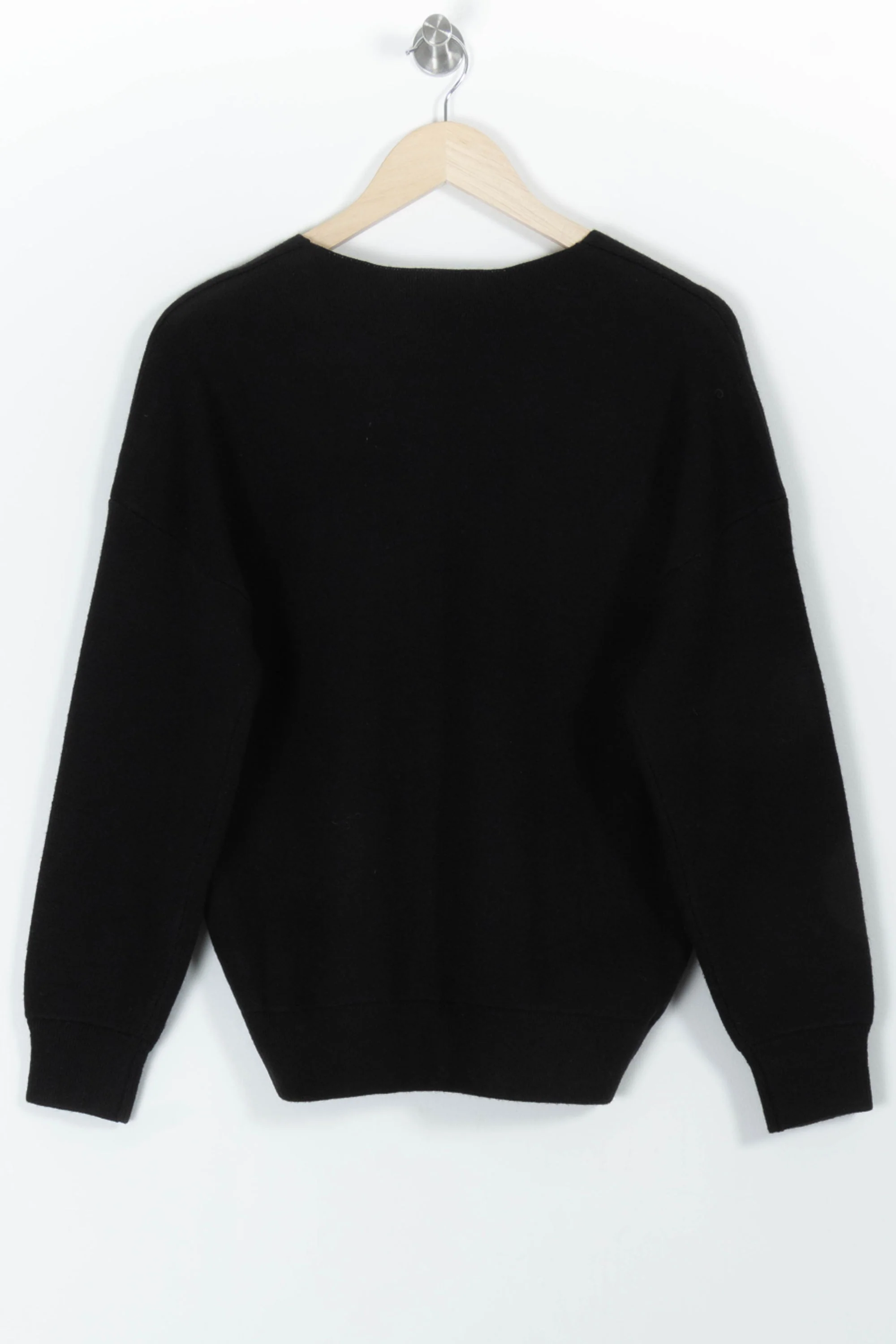 Sweat Noir blanc rose et marron - Taille S/36 - Image 4