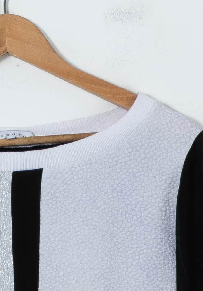 Sweat Noir et Blanc - Taille S/36 - Image 3