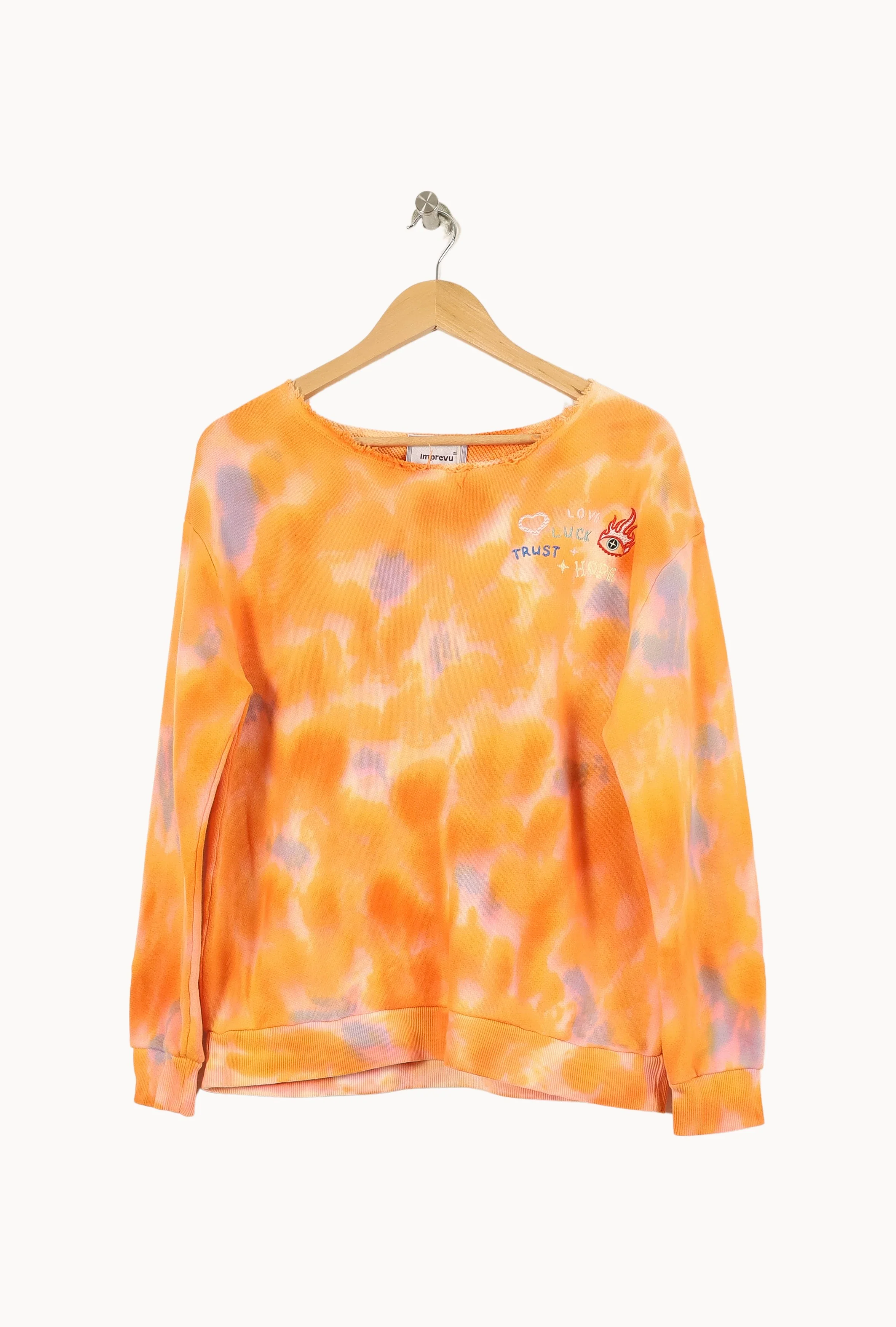 Sweat Orange et Violet - Taille S/36 - Image 2