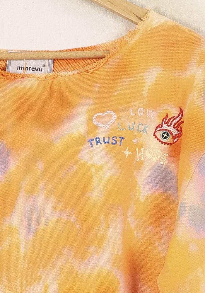 Sweat Orange et Violet - Taille S/36 - Image 3