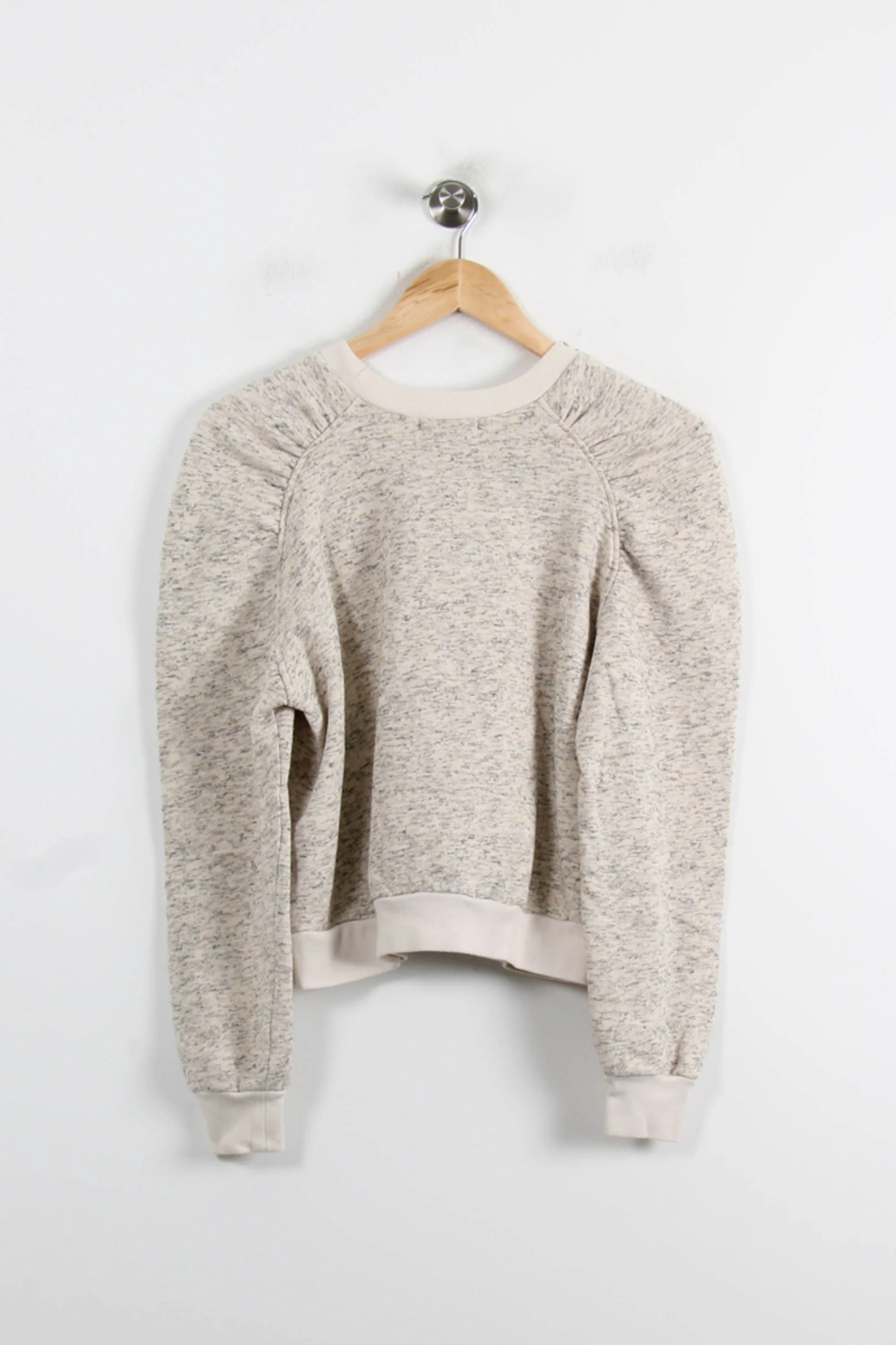 Sweatshirt Gris chiné - Taille S/36 - Image 4