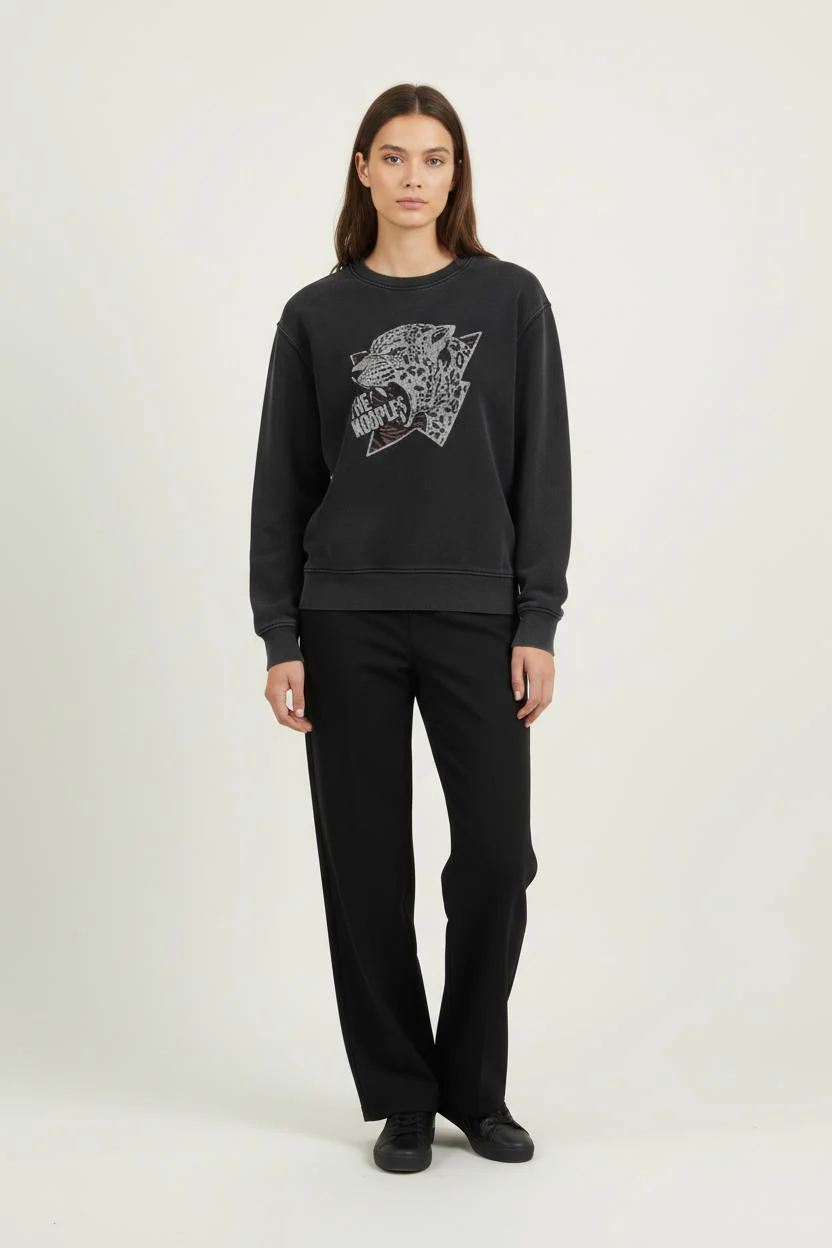Sweatshirt Noir - Taille M/38