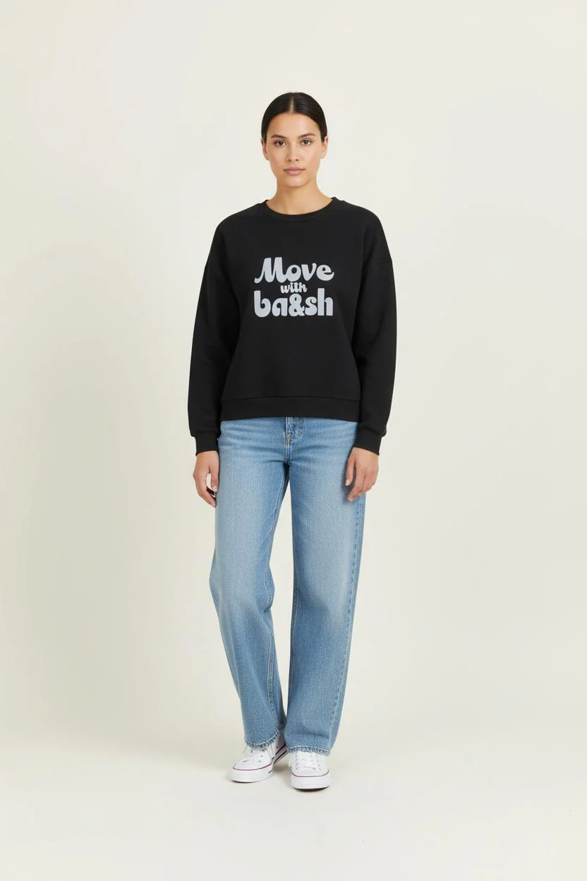Sweatshirt Noir - Taille S/36