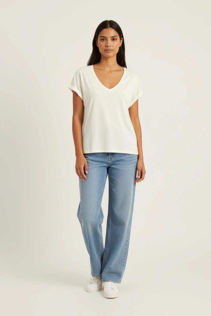 T-shirt Blanc - Taille S/36 - Image 4