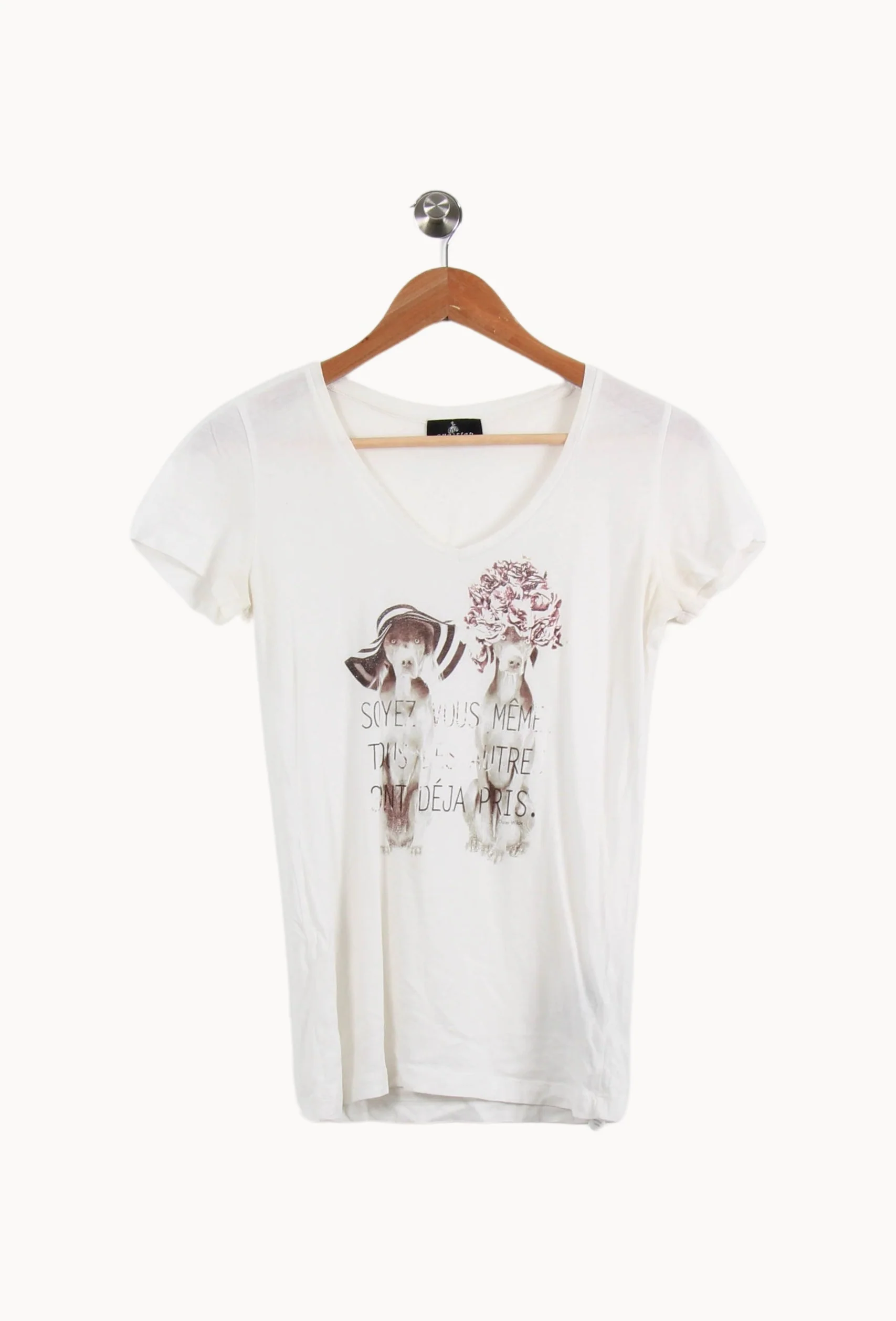 T-shirt Blanc - Taille XS/34 - Image 2